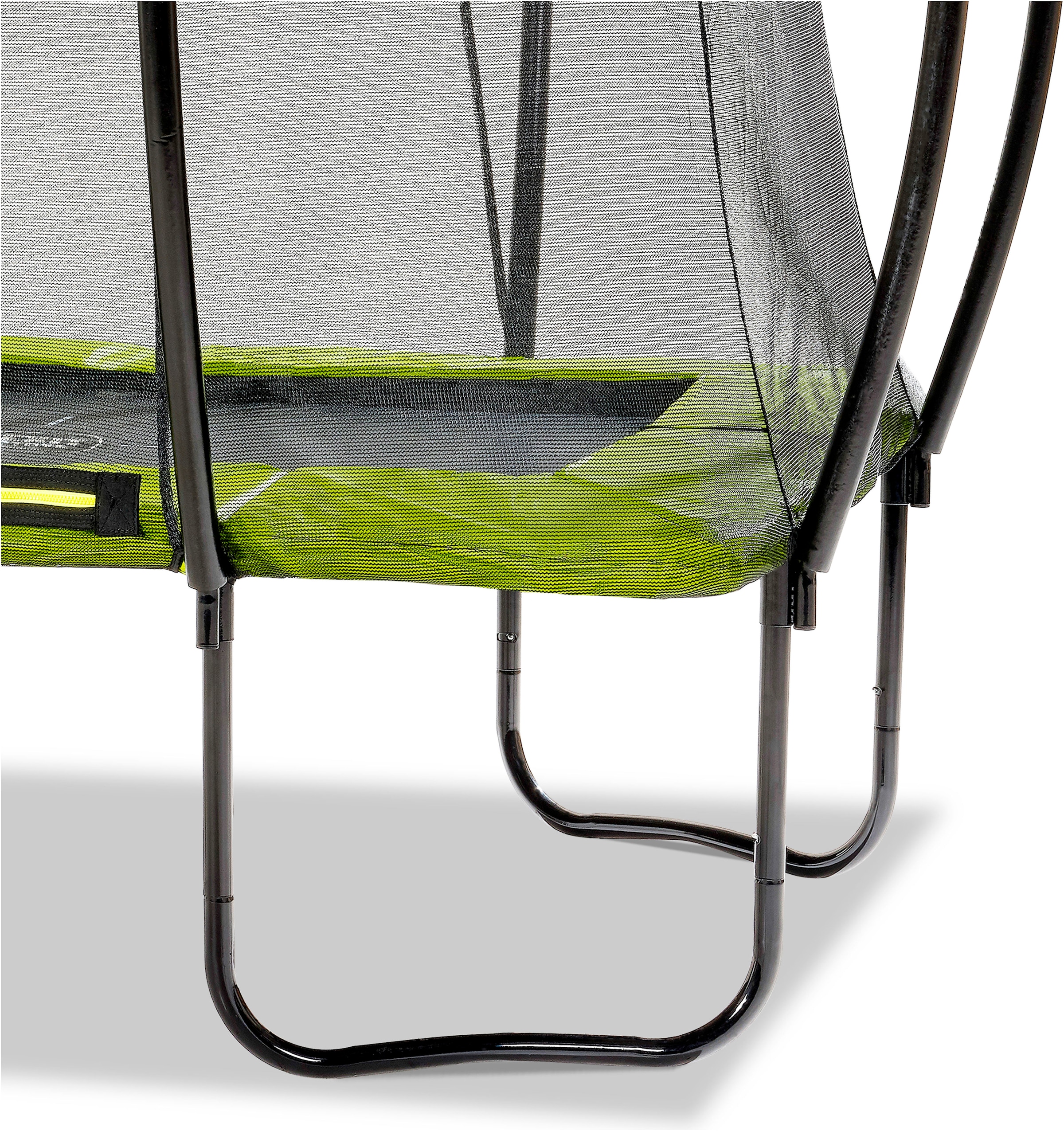 EXIT Gartentrampolin »Silhouette, grün«, mit Sicherheitsnetz