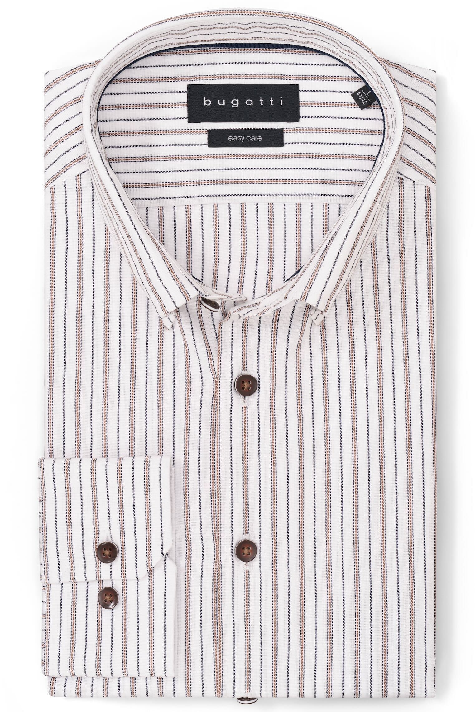 bugatti Businesshemd »Button-Down-Kragen« im Streifen-Design