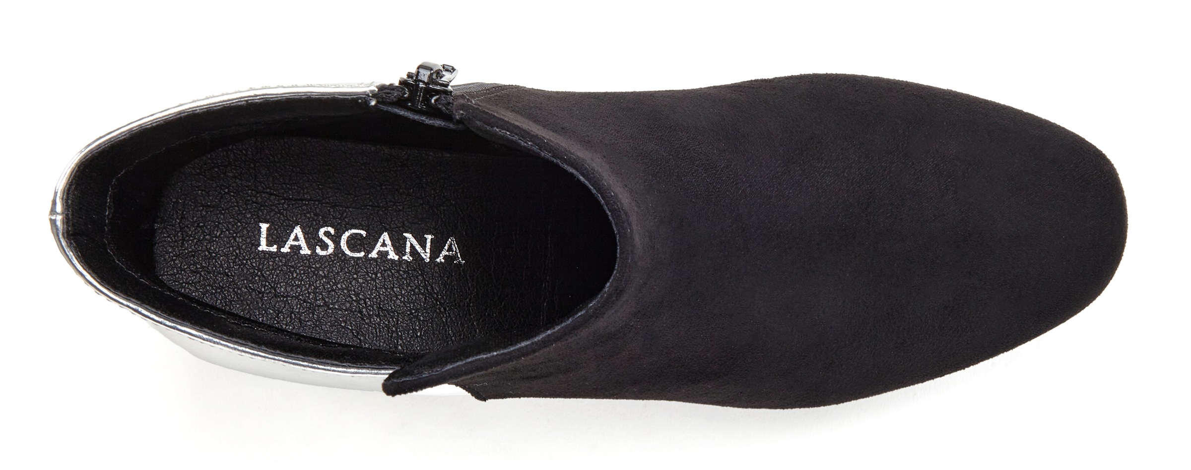 LASCANA Stiefelette, mit komfortablem Blockabsatz, Stiefel, Boots VEGAN