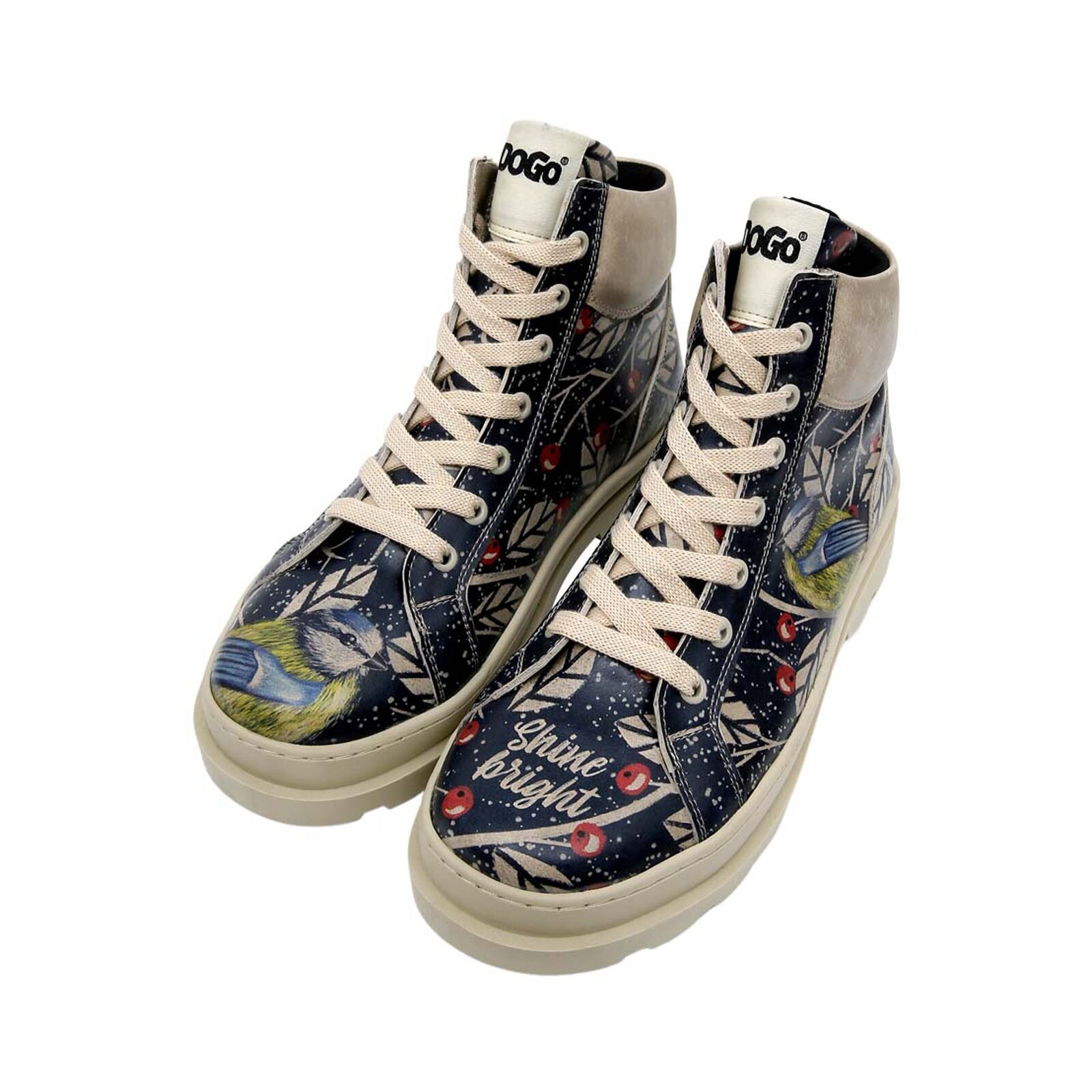 DOGO Winterboots "Adriana Good Fortune - Black Damen Stiefeletten" Handgefe günstig online kaufen