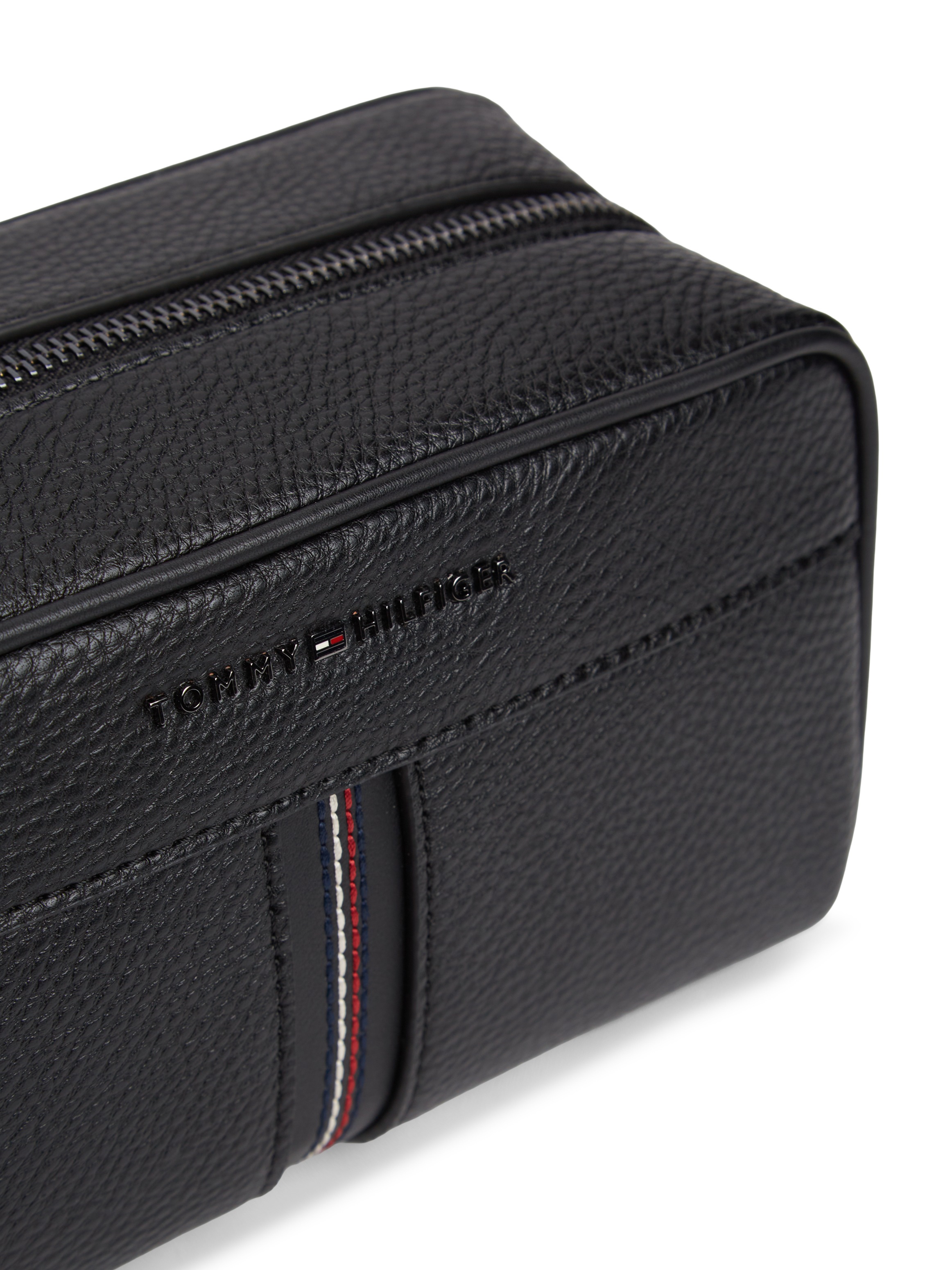 Tommy Hilfiger Kulturbeutel »TH CENTRAL WASHBAG« Unisex Minibag, Hygienebeutel mit praktischer Handschlaufe