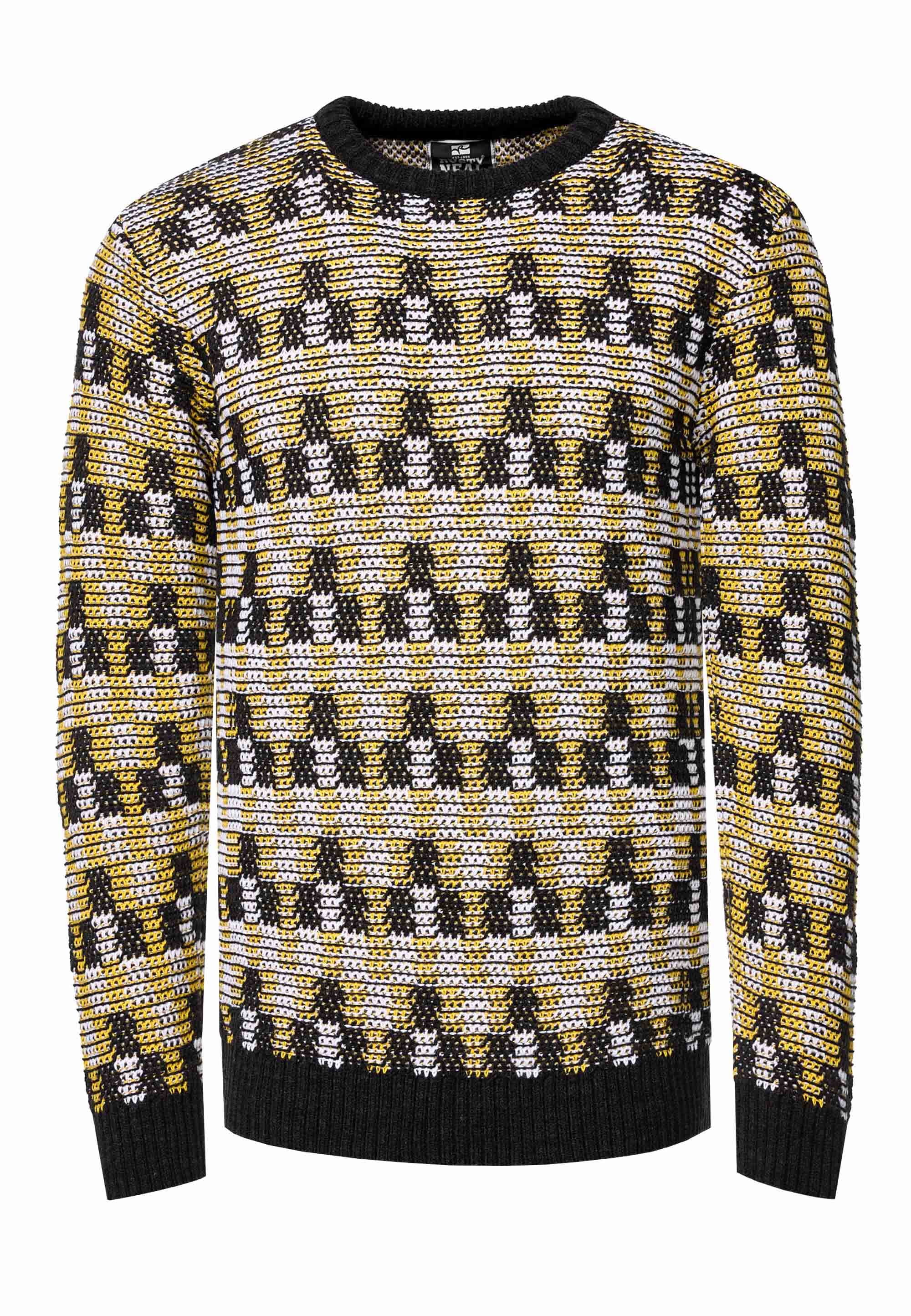 Rusty Neal Strickpullover, mit schöner Musterung