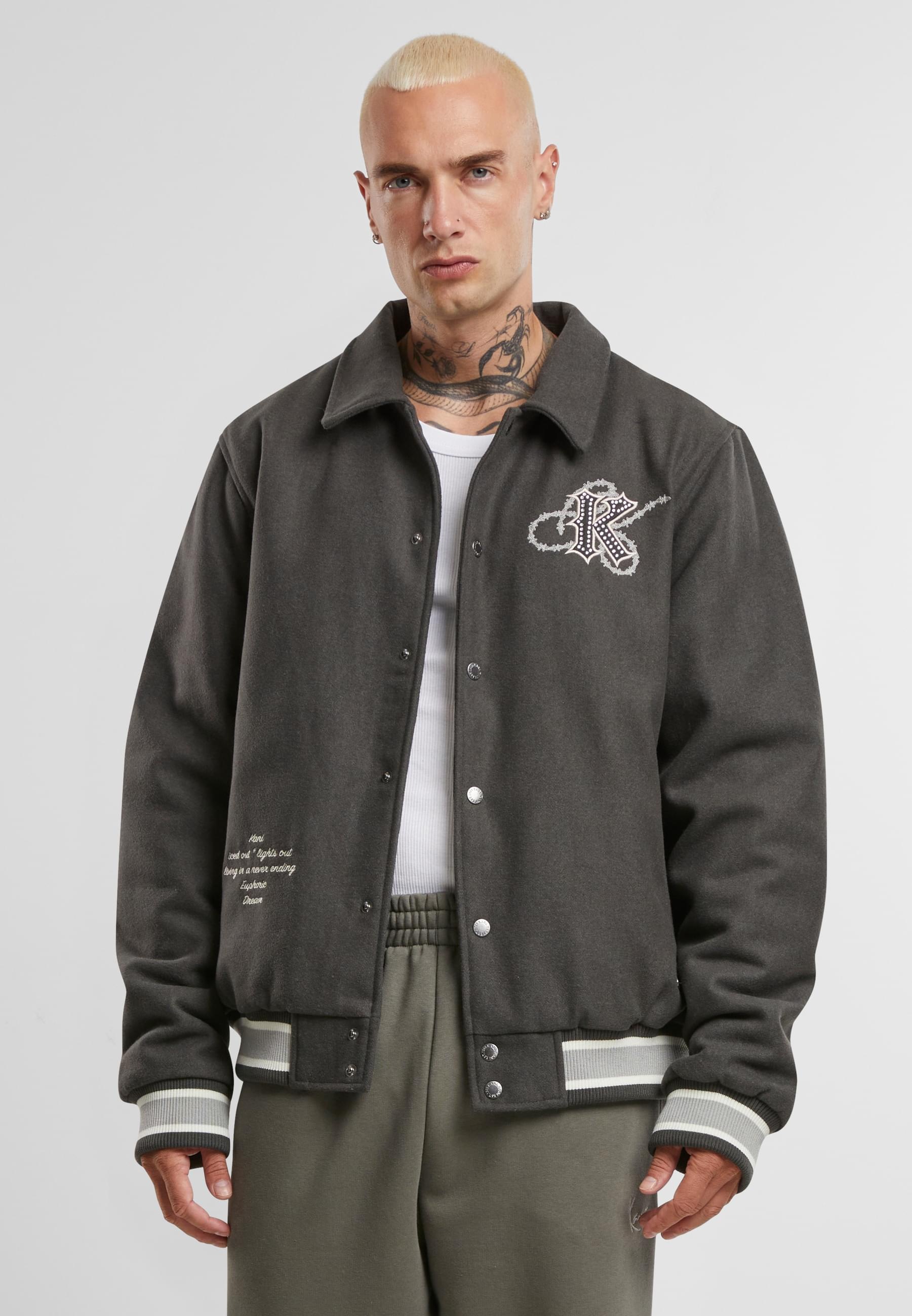 Karl Kani Collegejacke »Karl Kani Kani Snow Tiger College Jacket«, (1 St.), ohne Kapuze