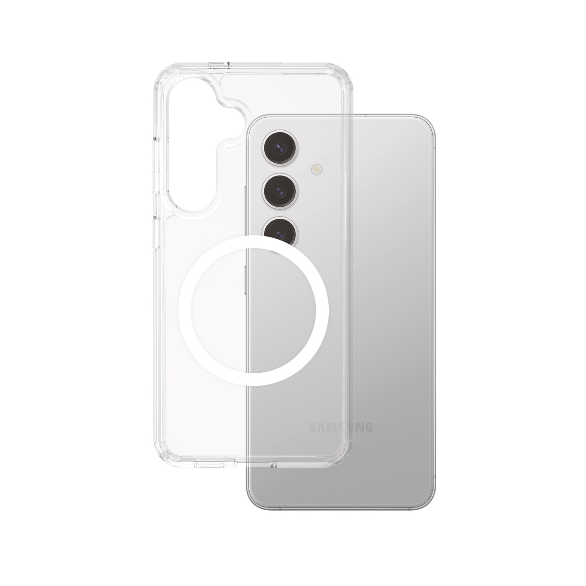 CARE by PanzerGlass Handyhülle »Magnetic QI Compatible Urban Combat Case für Samsung Galaxy S25 Plus«, Backcover, Schutzhülle, Handyschutzhülle, Case, Schutzcase, stoßfest