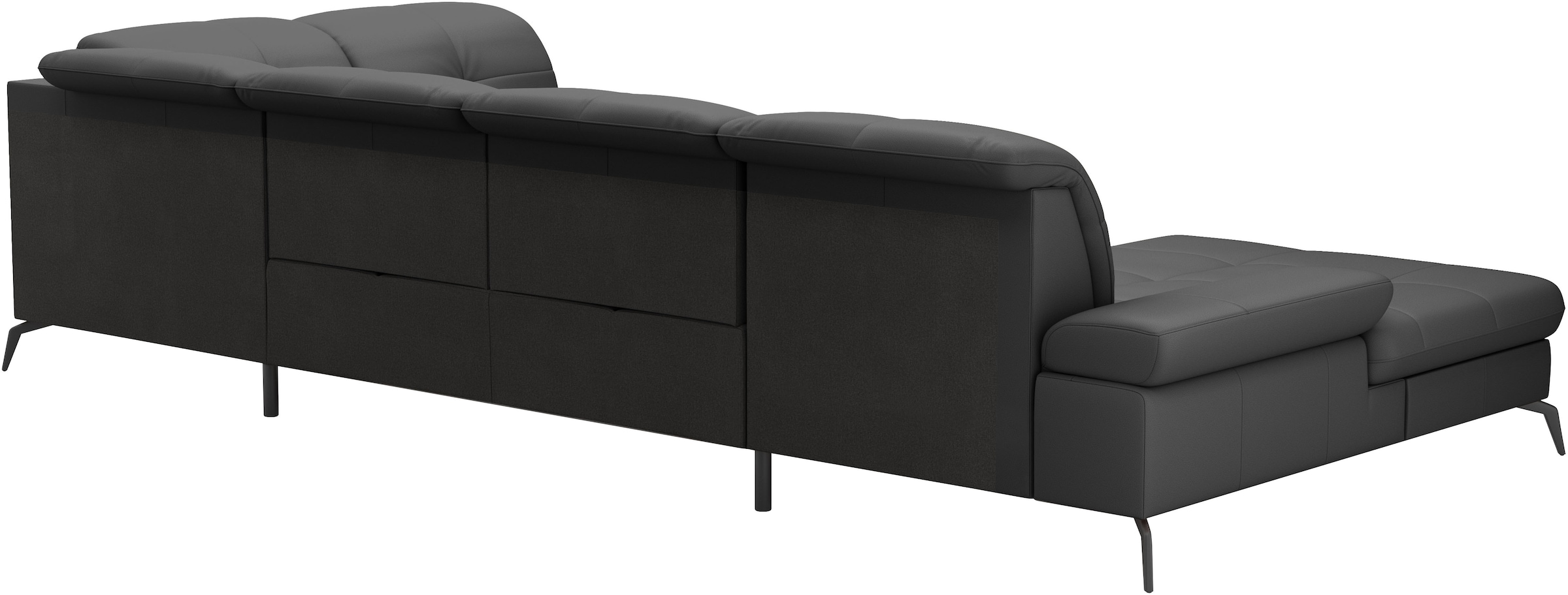 sit&more Wohnlandschaft »Amica, U-Form, inkl. Sitztiefenverstellung und Armteilverstellung«, wahlweise mit Kopfteilverstellung, Bettfunktion und Bettkasten