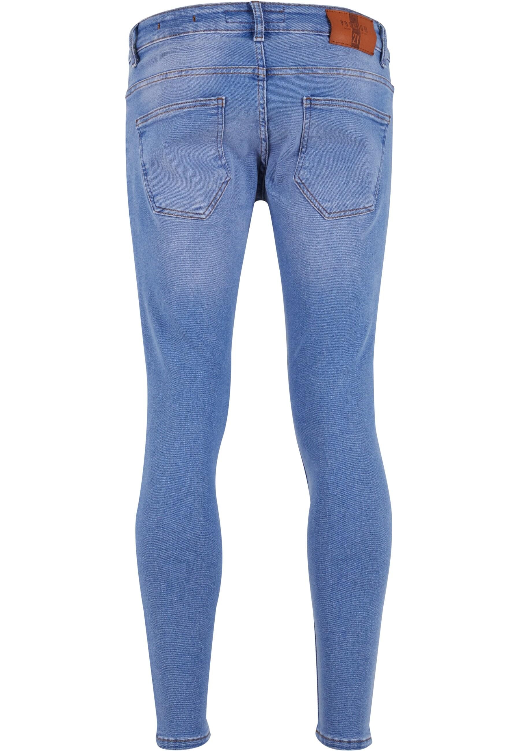 2Y Studios Bequeme Jeans »2Y Studios Herren 2Y Basic Cropped Skinny Fit Denim«