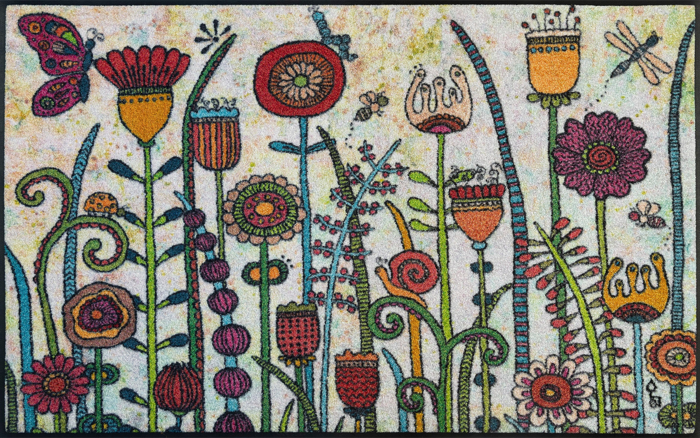 wash+dry by Kleen-Tex Teppich "Sonnentag" rechteckig 7 mm Höhe günstig online kaufen