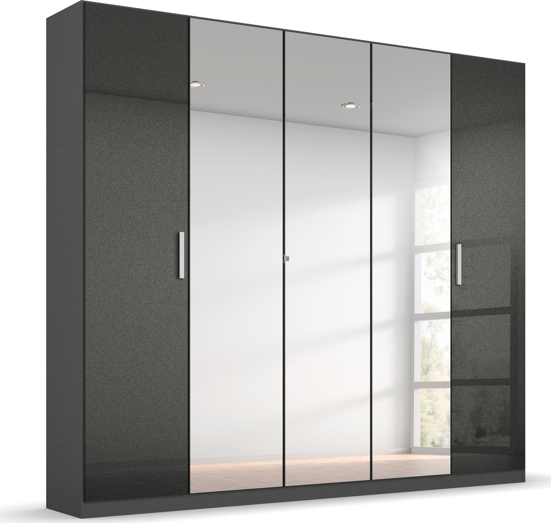 rauch Drehtürenschrank "Kleiderschrank Schrank Garderobe KOLUNA Hochglanz-F günstig online kaufen