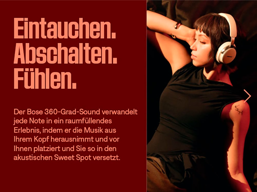 Bose Over-Ear-Kopfhörer »QuietComfort Ultra«, Bluetooth, Rauschunterdrückung