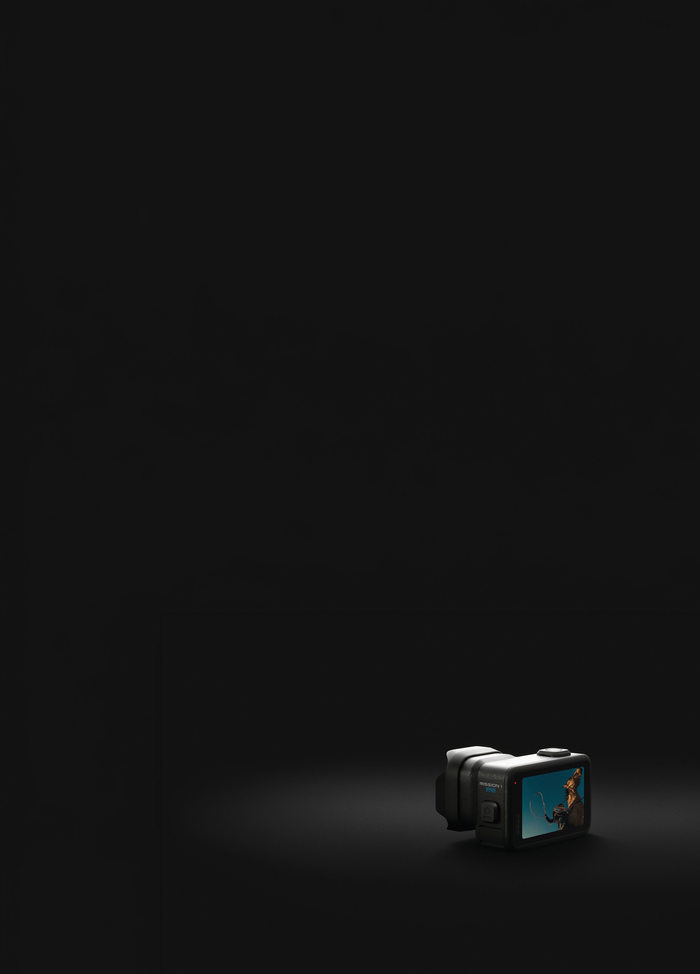 "GOPRO Action Cam ""Mission 1 Pro"", schwarz, B:7,8cm H:5cm T:2,78cm, Camcorder"