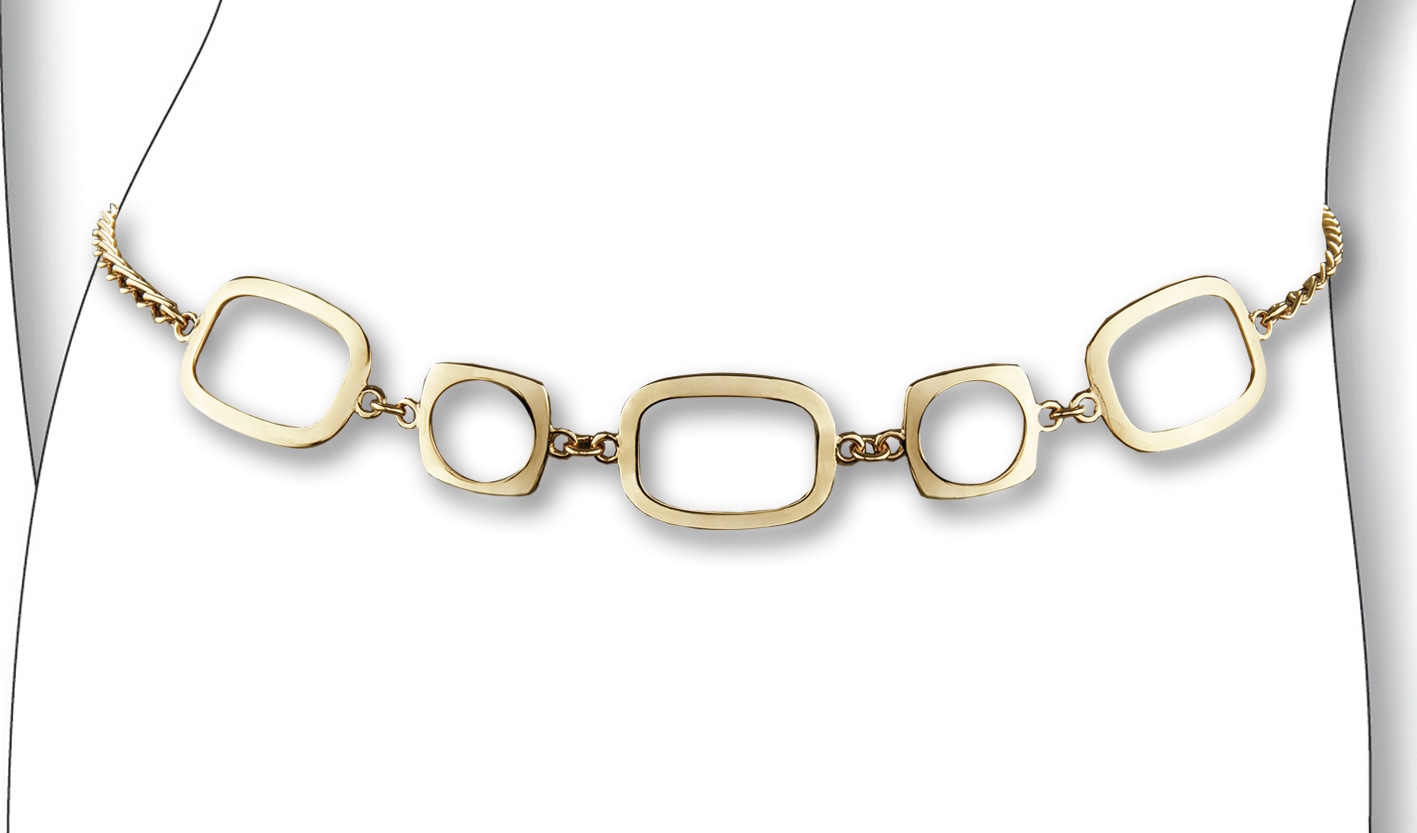 BERND GÖTZ Kettengürtel "Kettengürtel für Kleider & Blusen, stilvoll & modi günstig online kaufen