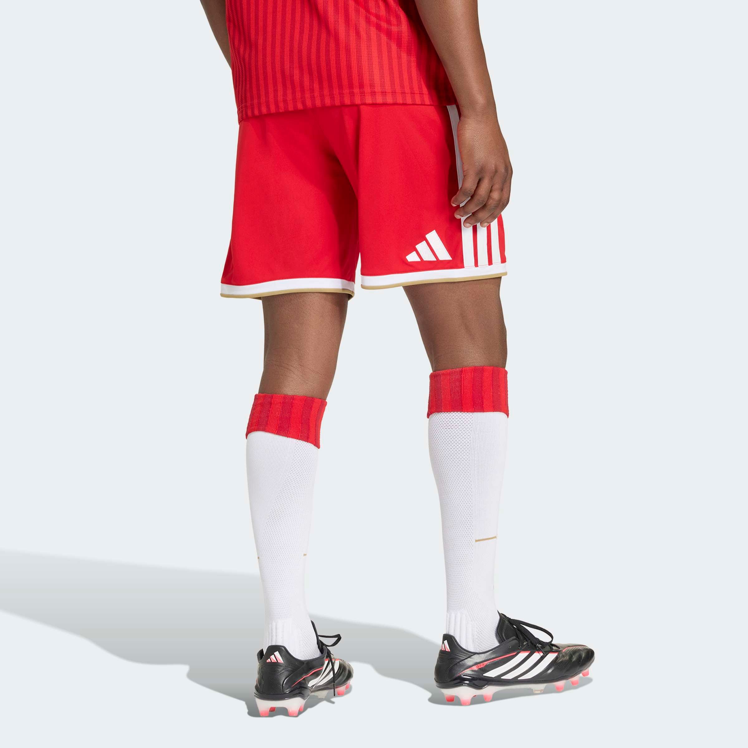 adidas Performance Trainingsshorts »FCB H SHO«  für Fußball, mit elastischem Bund und Kordelzug, aus Polyester