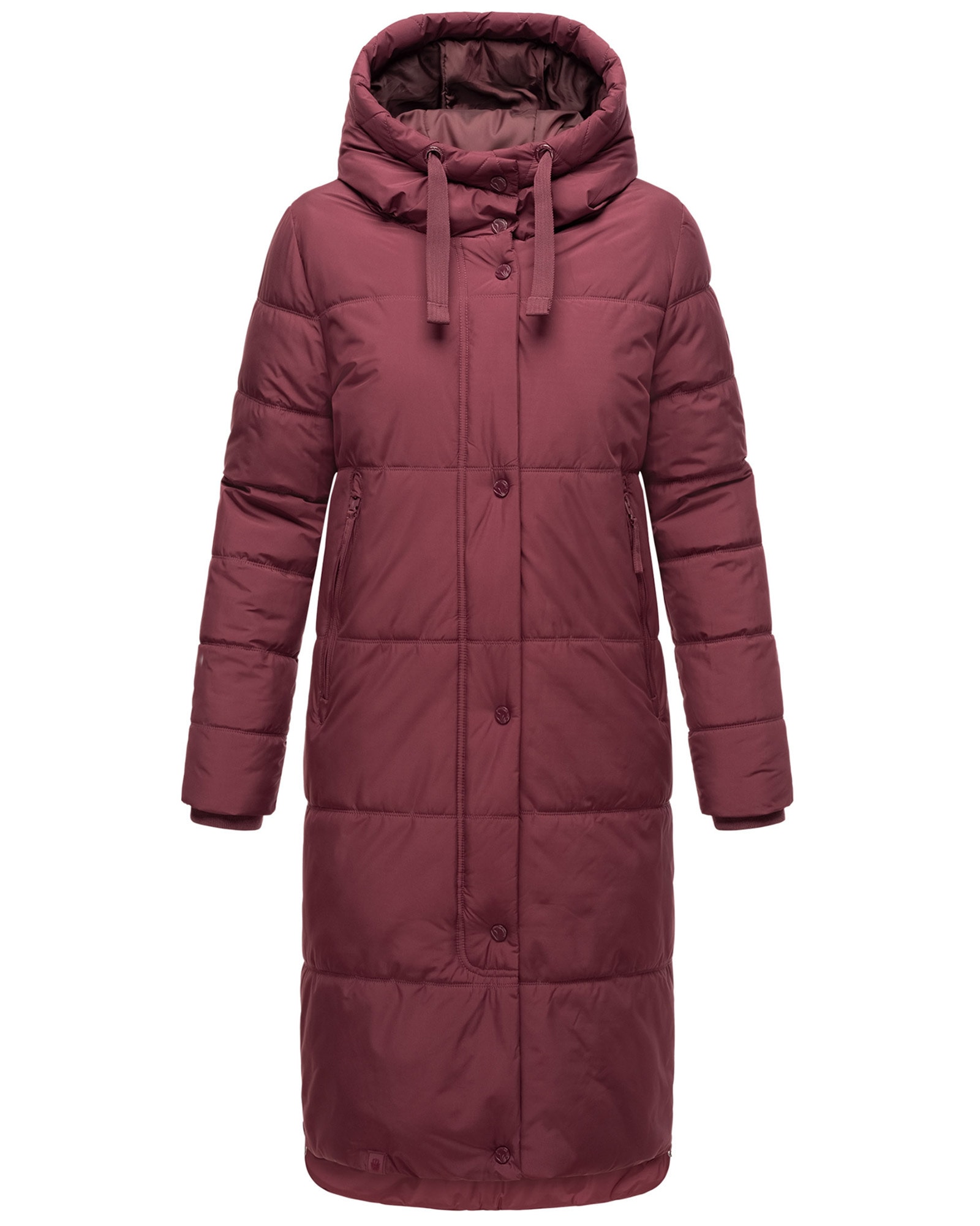 Marikoo Winterjacke »Soranaa«, langer Winter Mantel mit Kapuze