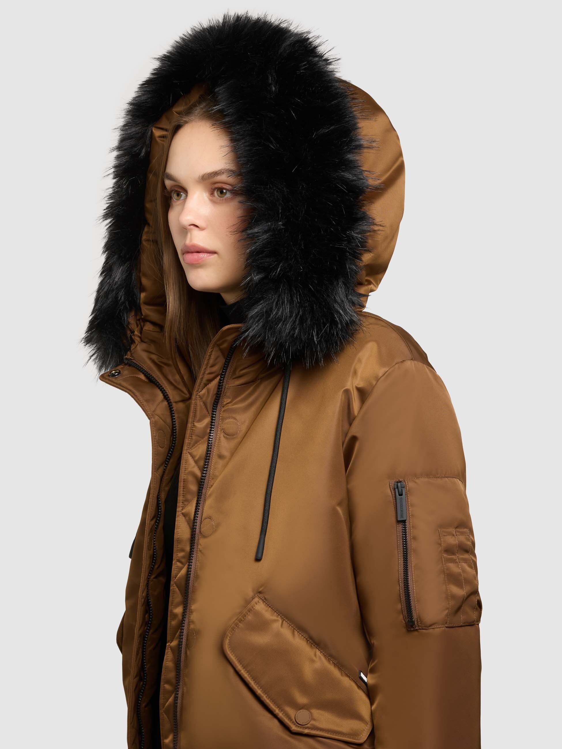 khujo Bomberjacke »TYLA« mit Kapuze