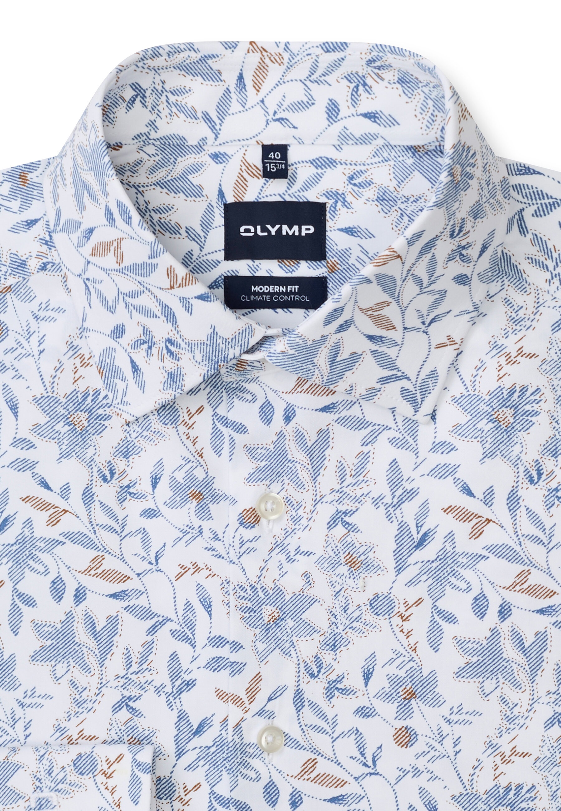 OLYMP Businesshemd »OLYMP Luxor 24/Seven, Modern Fit, New Kent mit extra langem Arm«