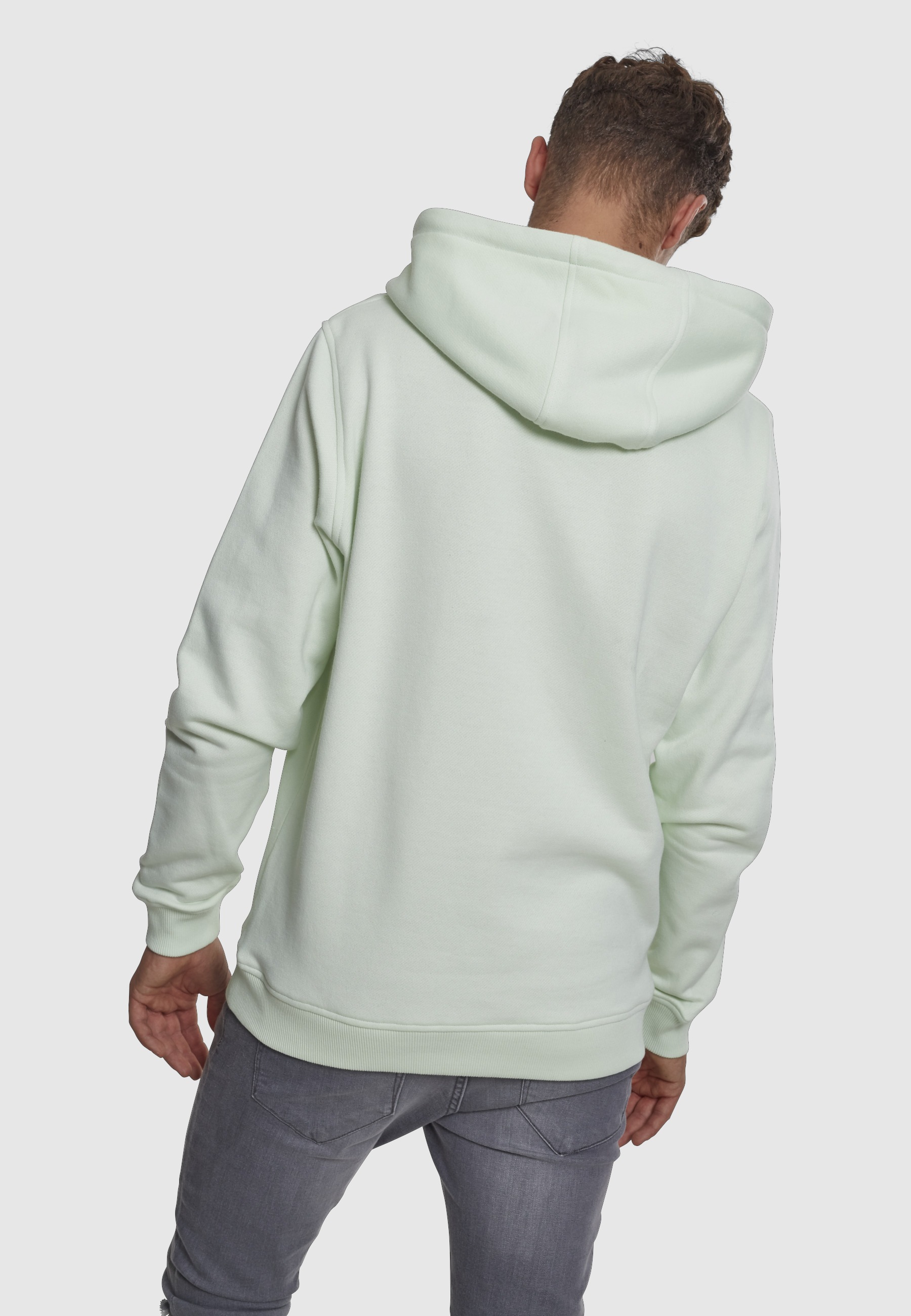 URBAN CLASSICS Rundhalspullover »Urban Classics Herren Basic Sweat Hoody« 1 Stk.