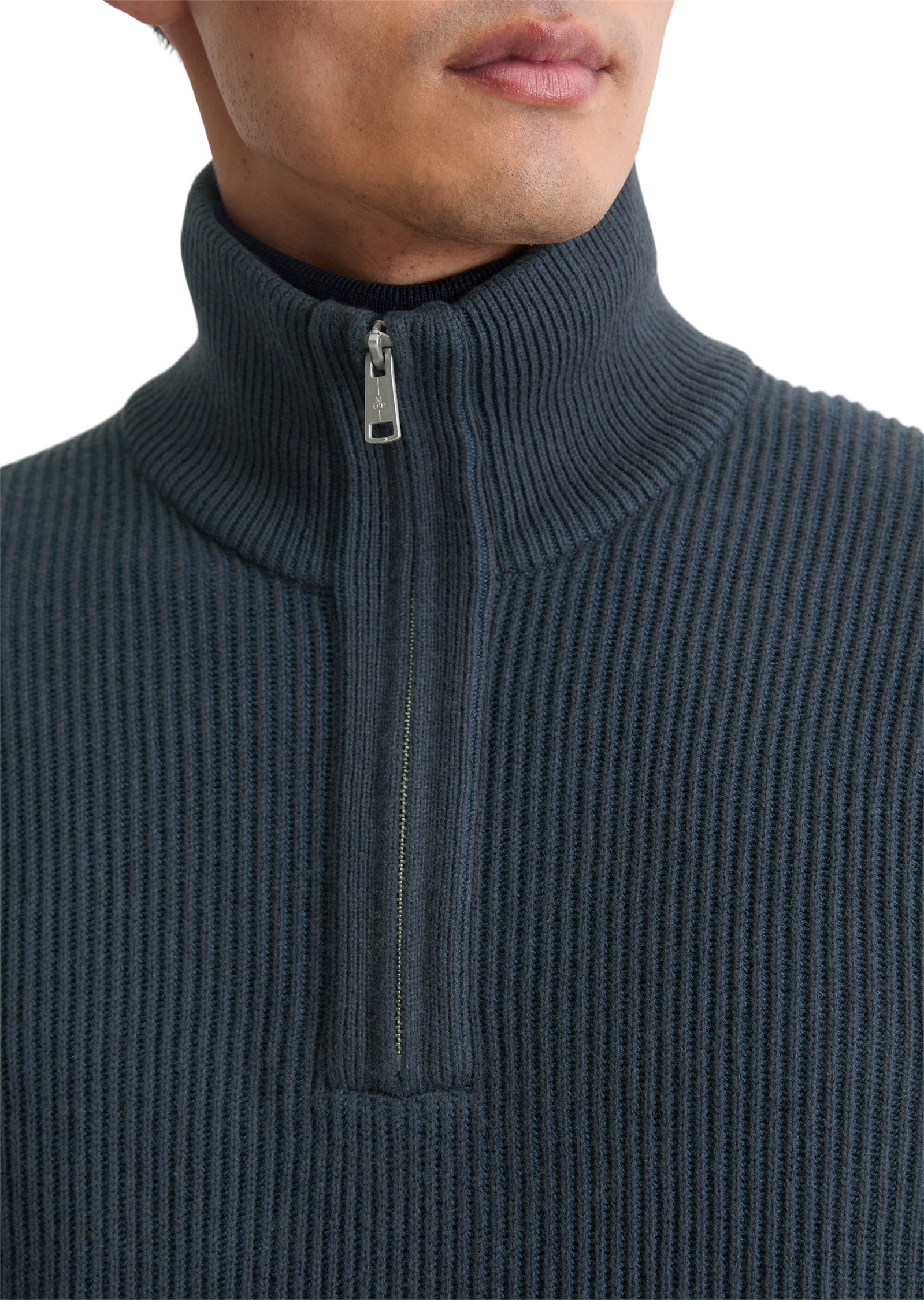 Marc O'Polo Strickpullover »aus Baumwoll-Schurwoll-Mix«