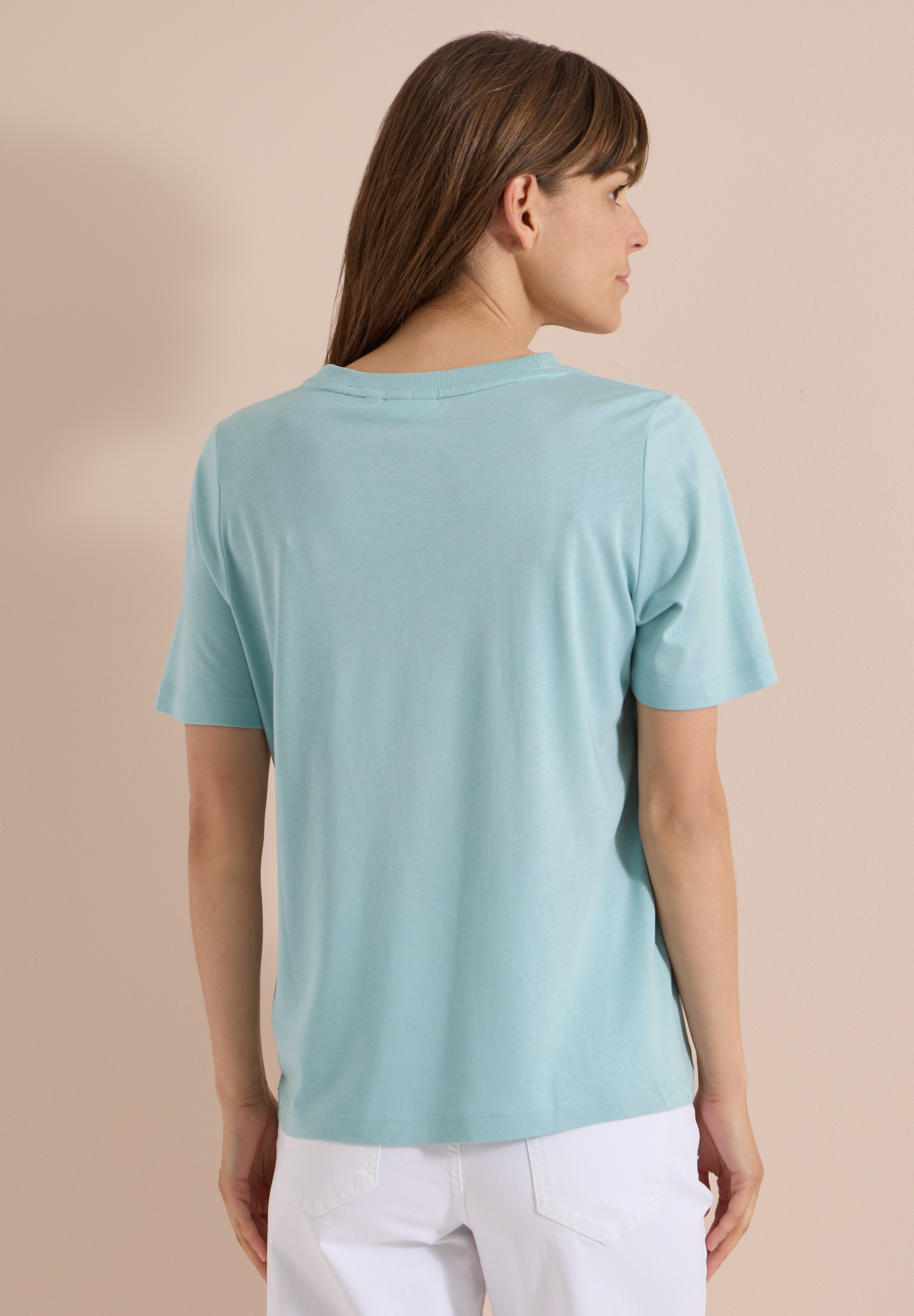 Cecil T-Shirt mit Fotoprint und Wording