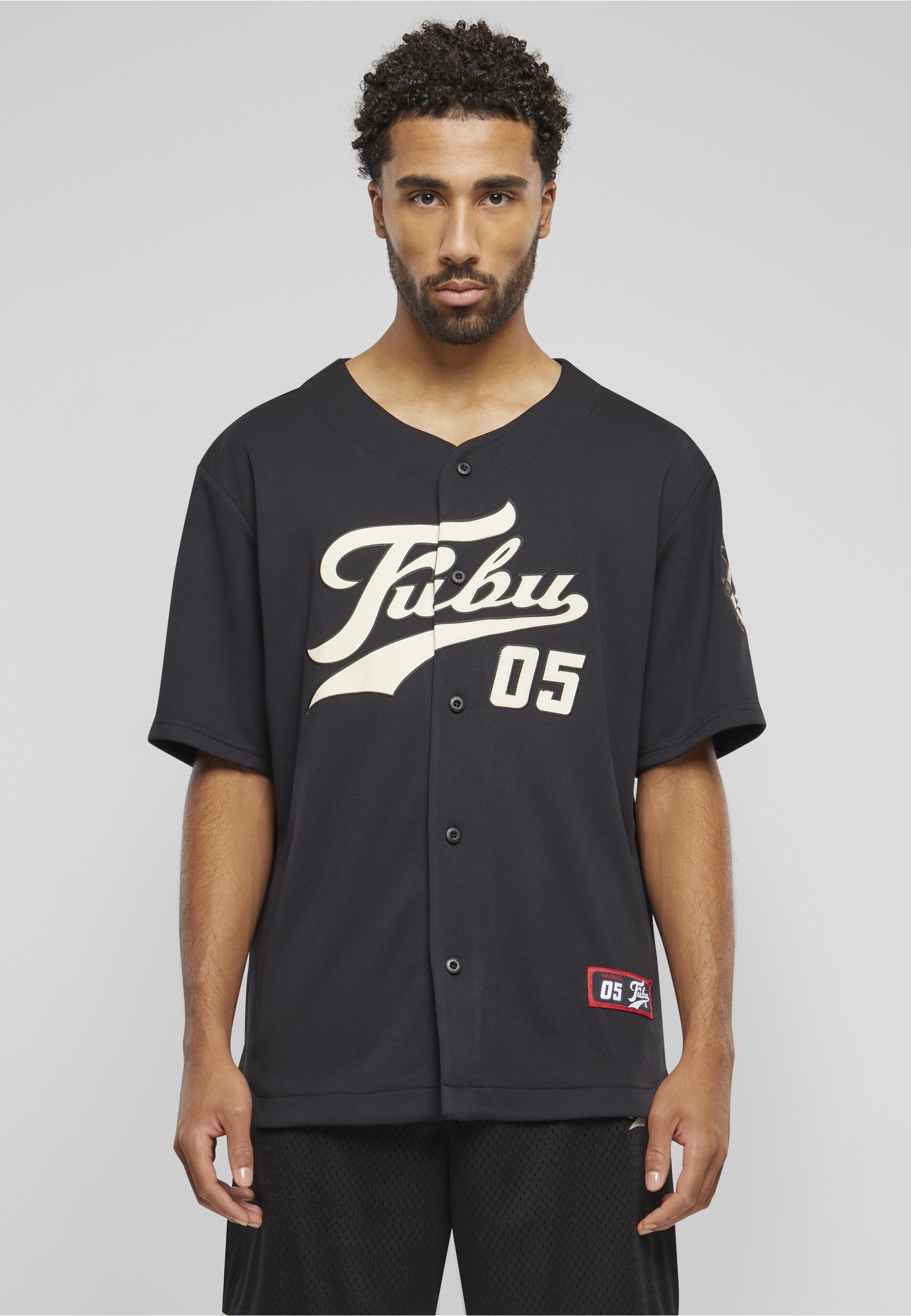 Fubu Shirttop »Fubu Herren FM241-007-2 Fubu Varsity Baseball Jersey« 1 Stk.