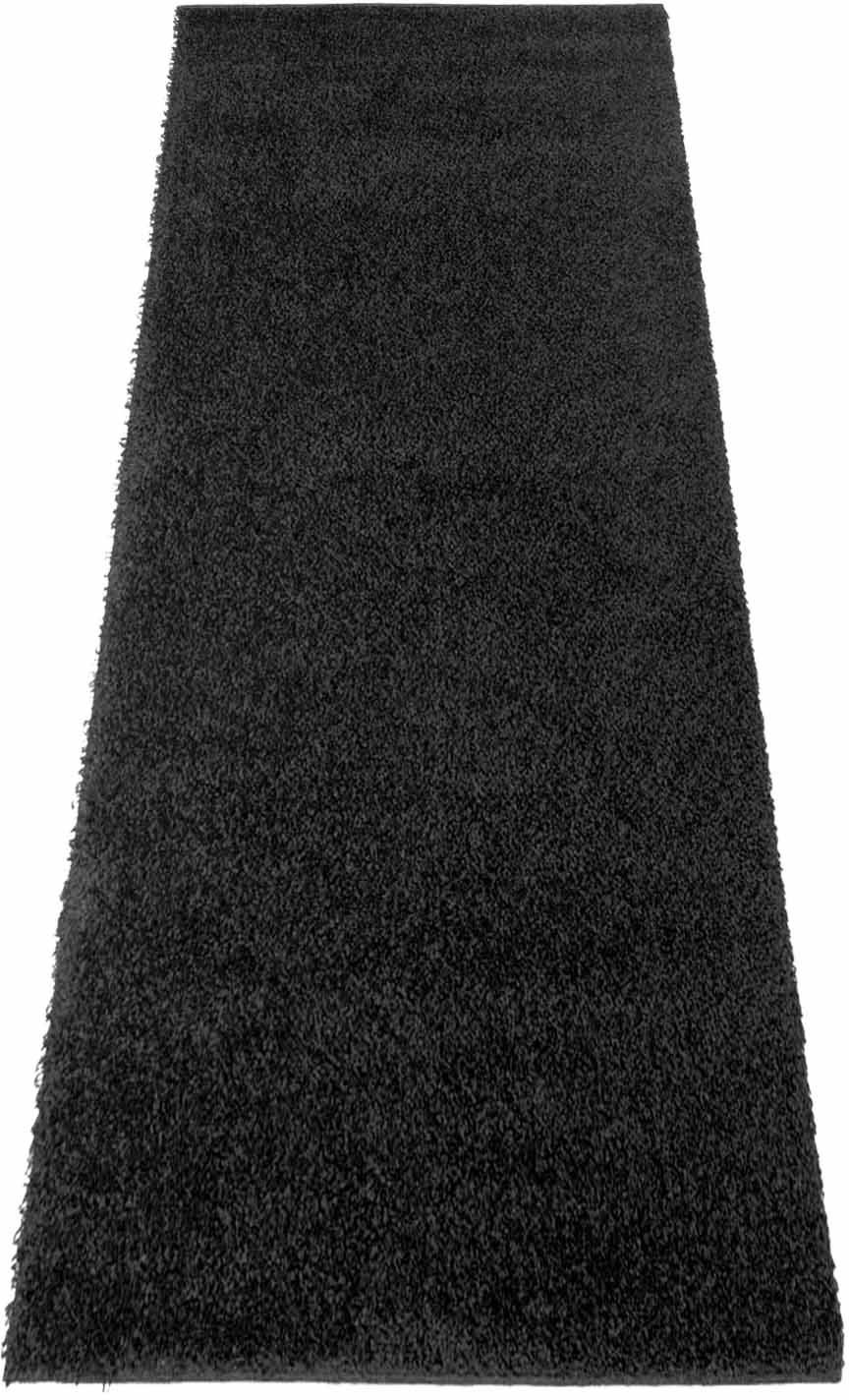 Carpet City Hochflor-Teppich "Shaggi uni 500" rechteckig 30 mm Höhe Läufer, günstig online kaufen