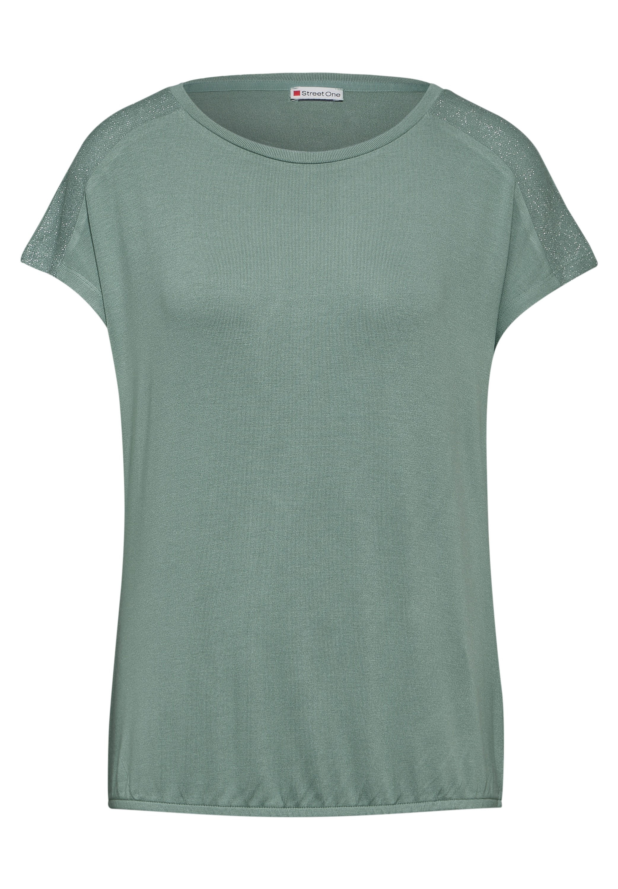 STREET ONE Shirttop »LTD QR« mit Glanz-Detail