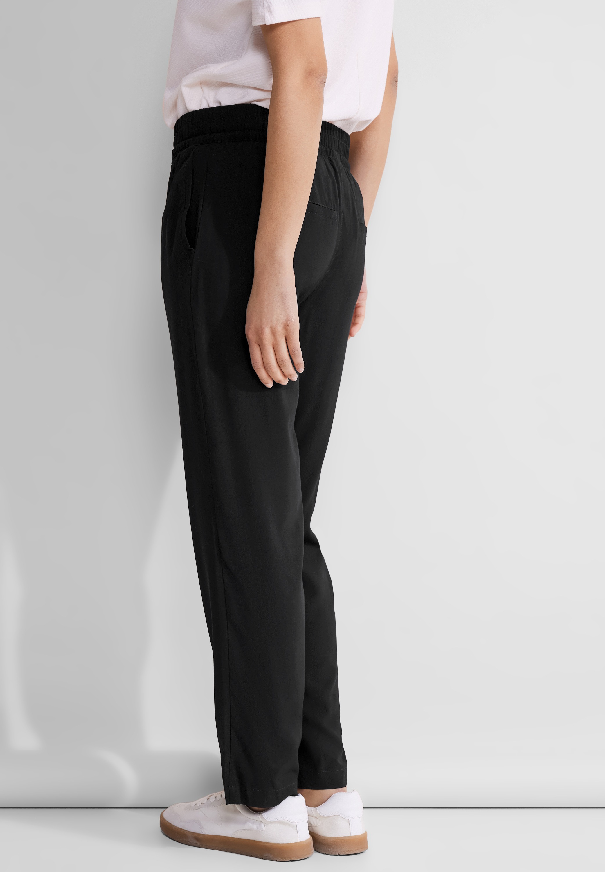 STREET ONE Röhrenhose, Middle Waist