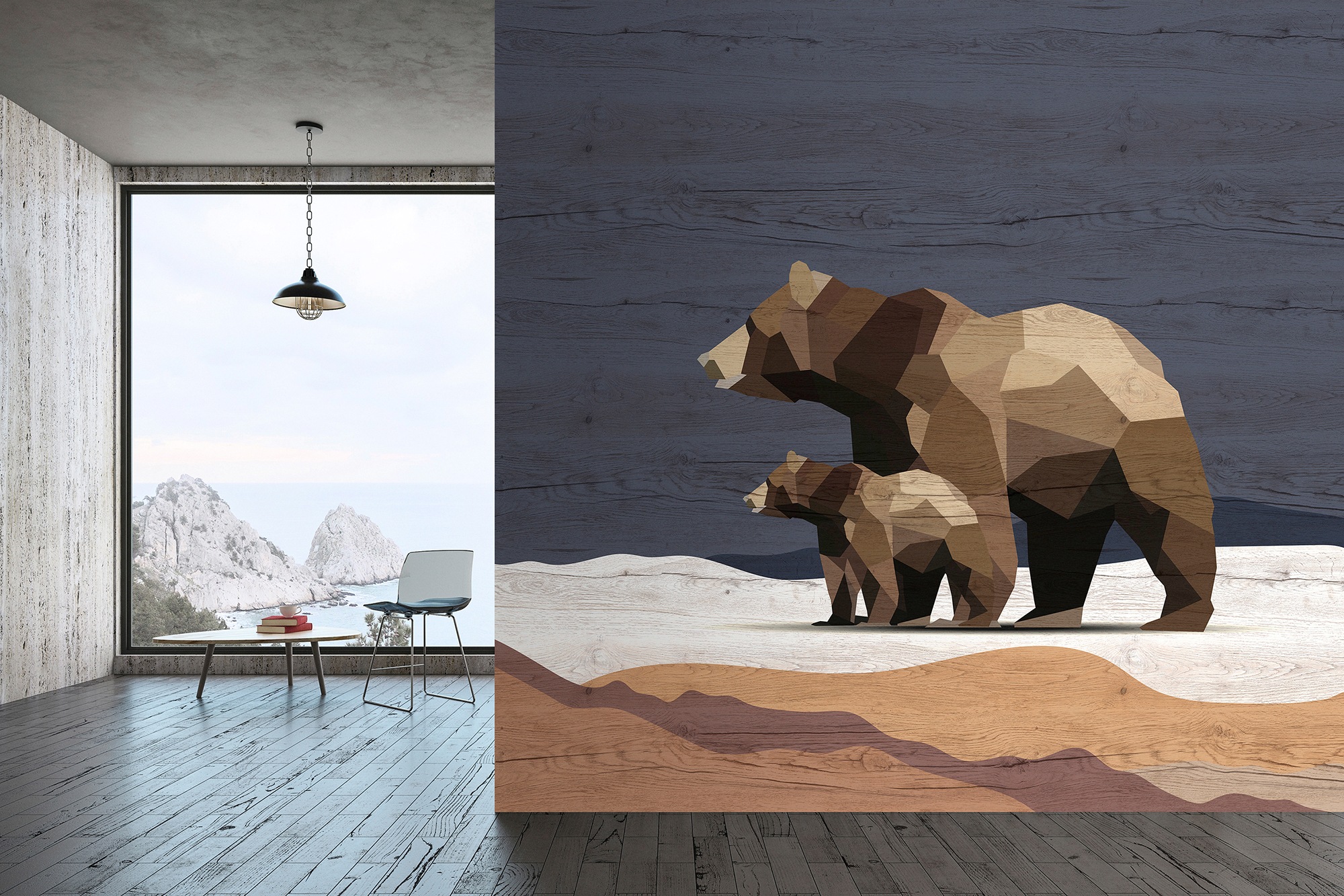 living walls Fototapete »Walls by Patel Yukon«, Vlies, Wand