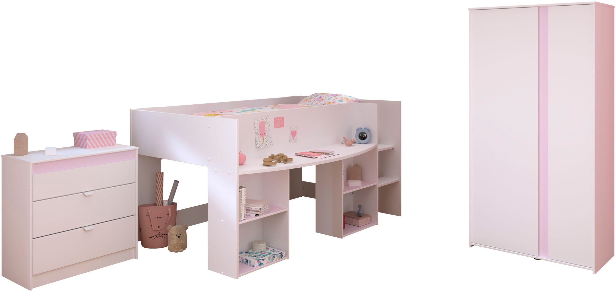 Thumbnail - Parisot Jugendzimmer-Set "Pirouette 12" 3 Stk. tlg.