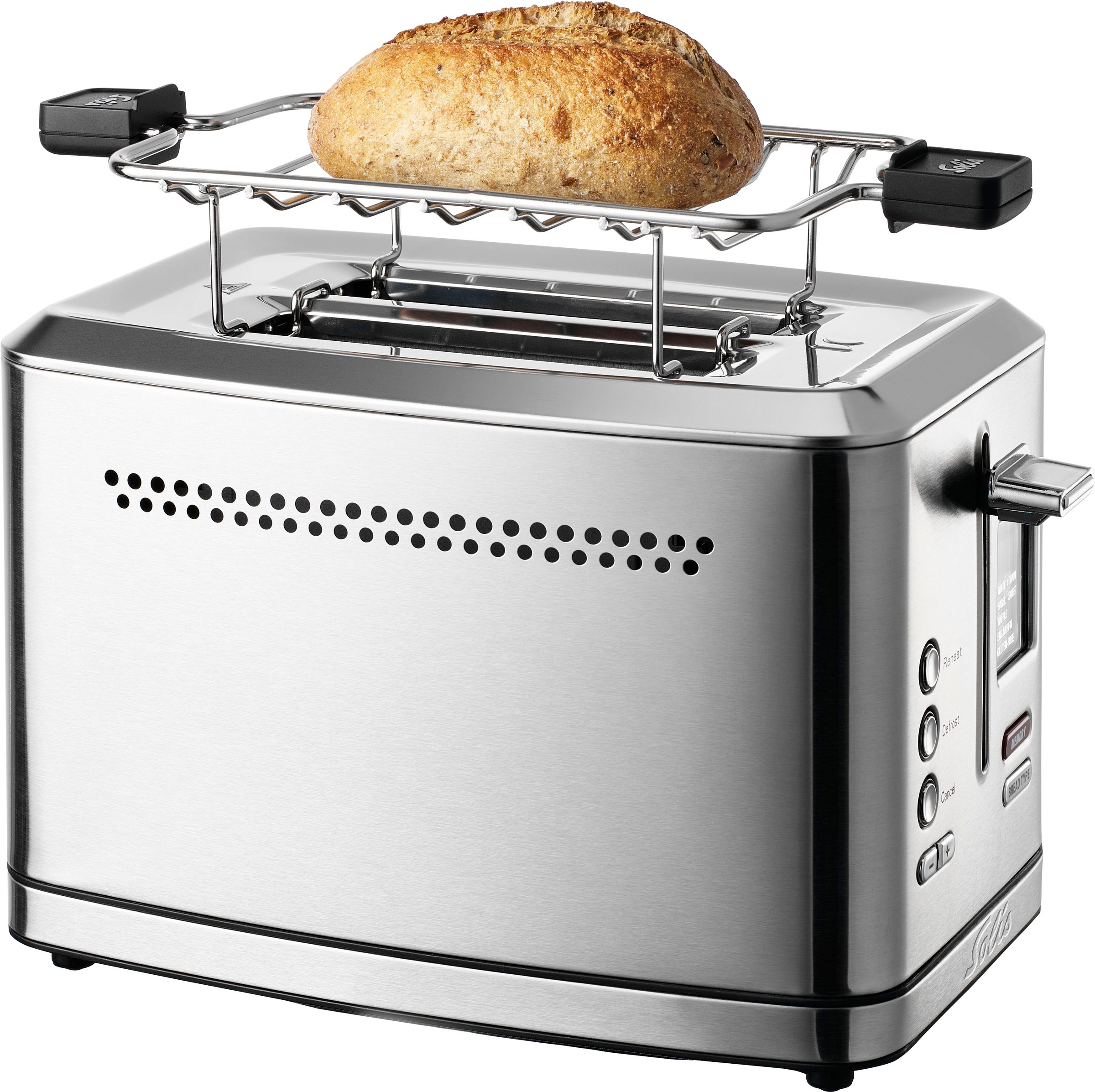 SOLIS OF SWITZERLAND Toaster "Flex Toaster", 2 Schlitze, für 2 Scheiben, 950 W