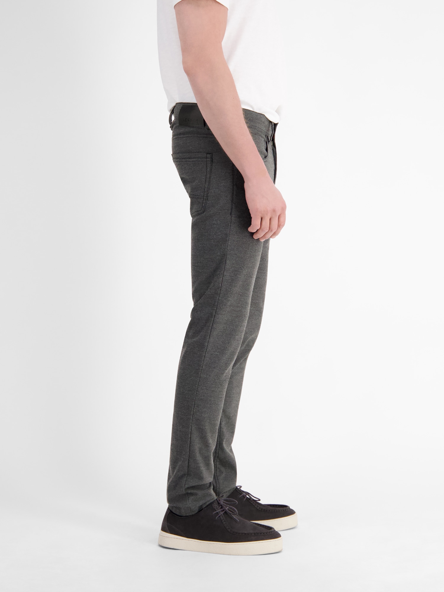 LERROS Chinohose »LERROS Herren Hose CONLIN in Wolloptik, SLIM FIT«