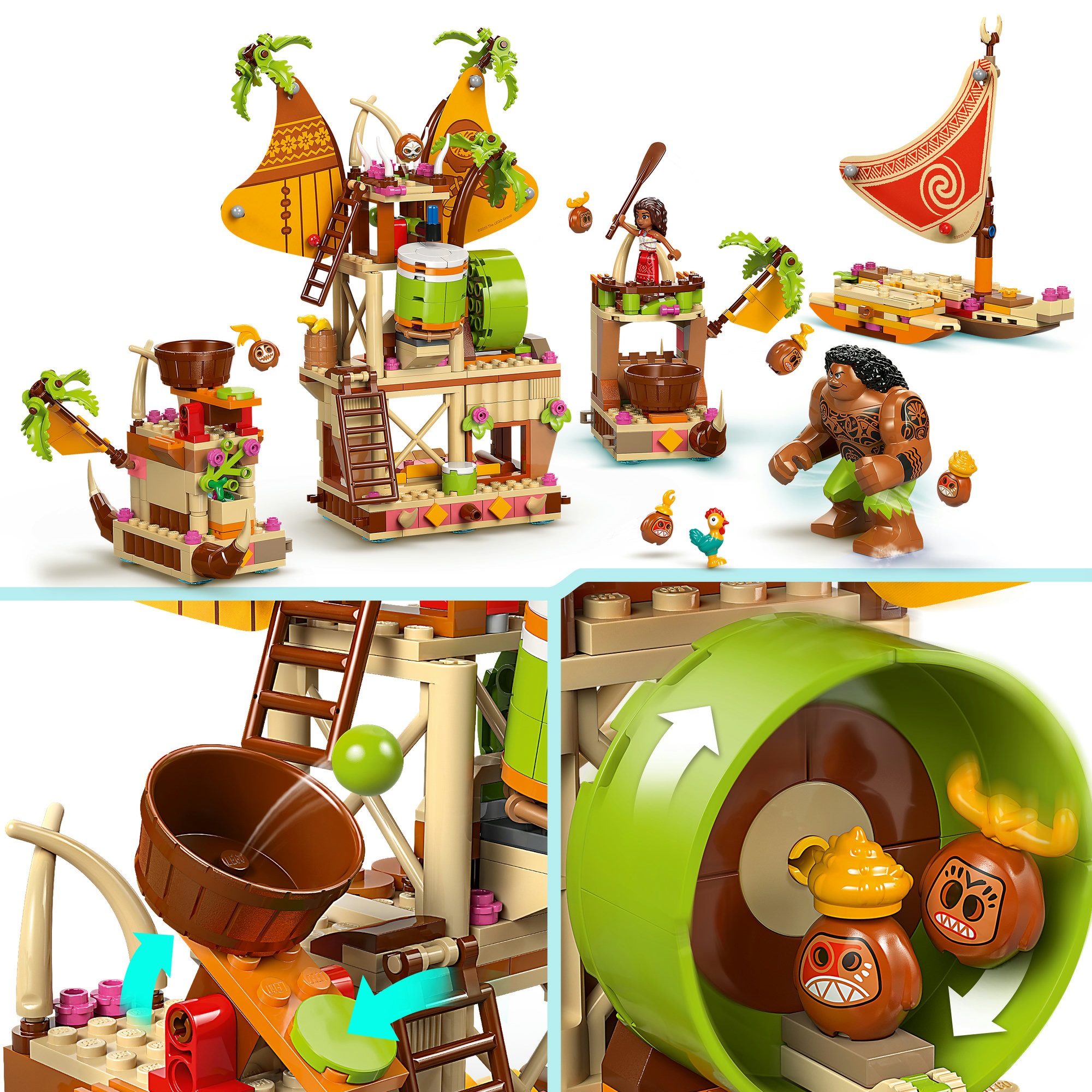 LEGO® Konstruktionsspielsteine »Kakamora-Barge (43258), LEGO Disney Princess« Made in Europe