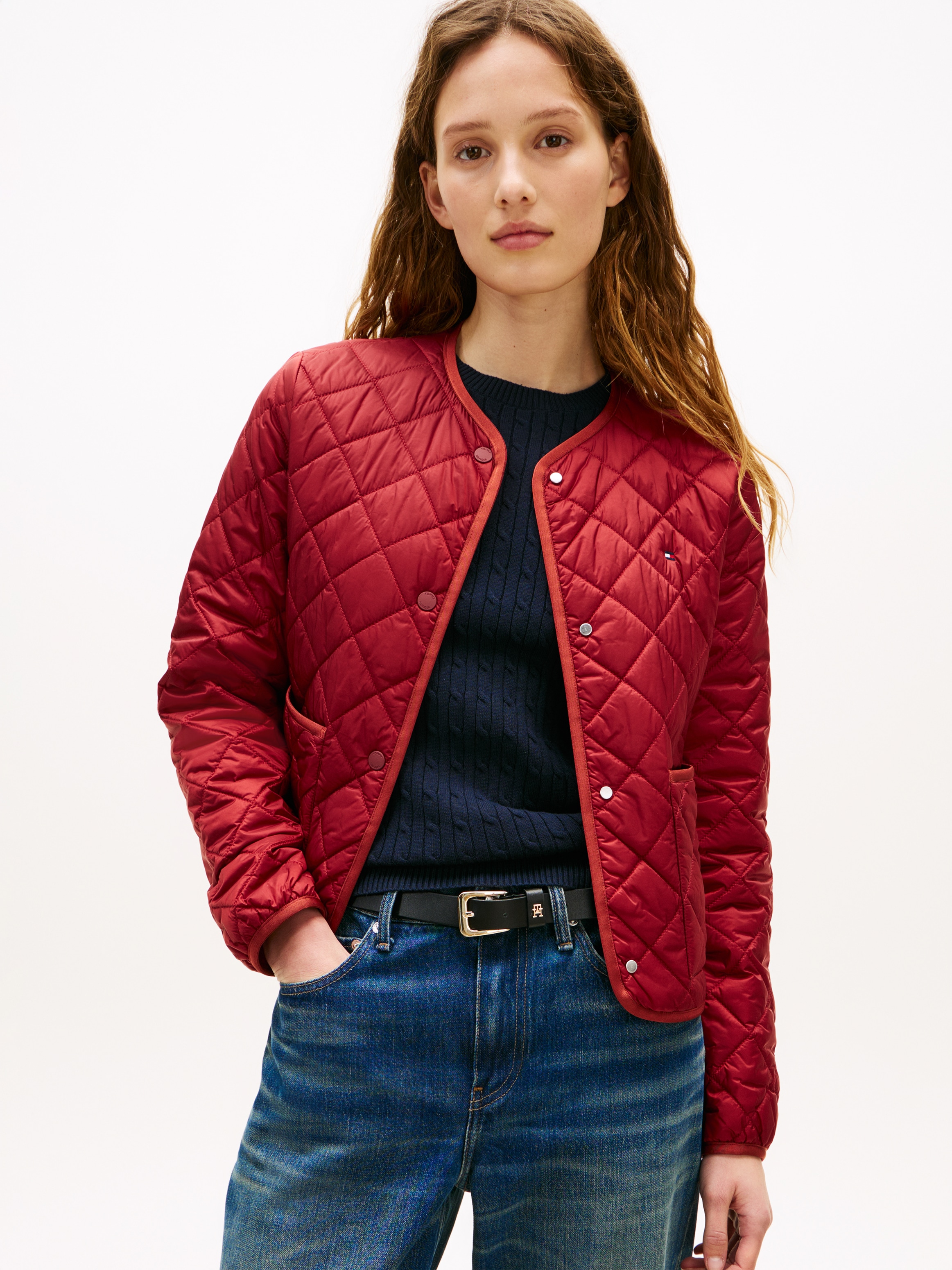 Tommy Hilfiger Steppjacke "LW PADDED REG QUILTED JACKET" in leicht verkürzt günstig online kaufen