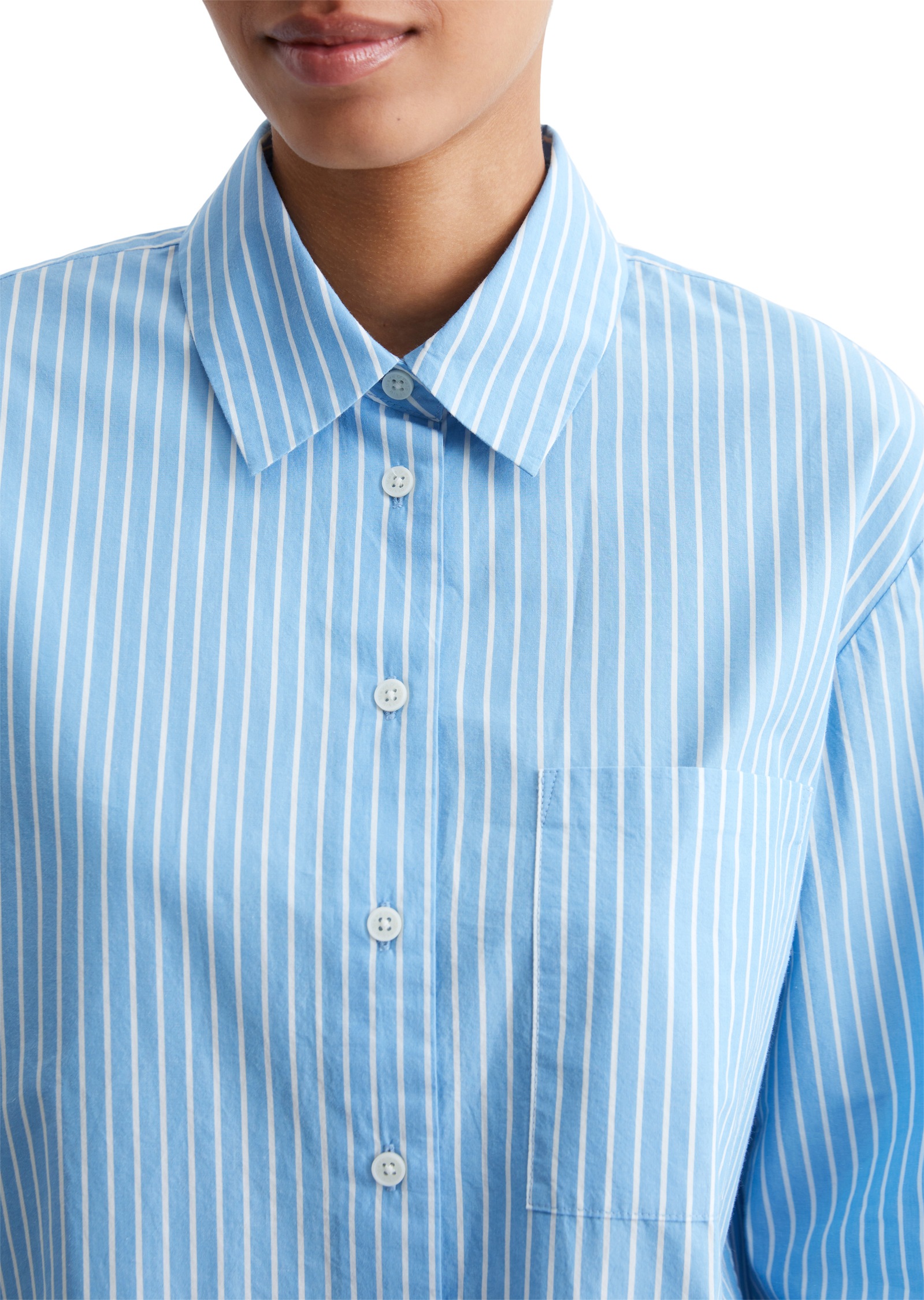 Marc O'Polo DENIM Langarmbluse, modisch gestreift