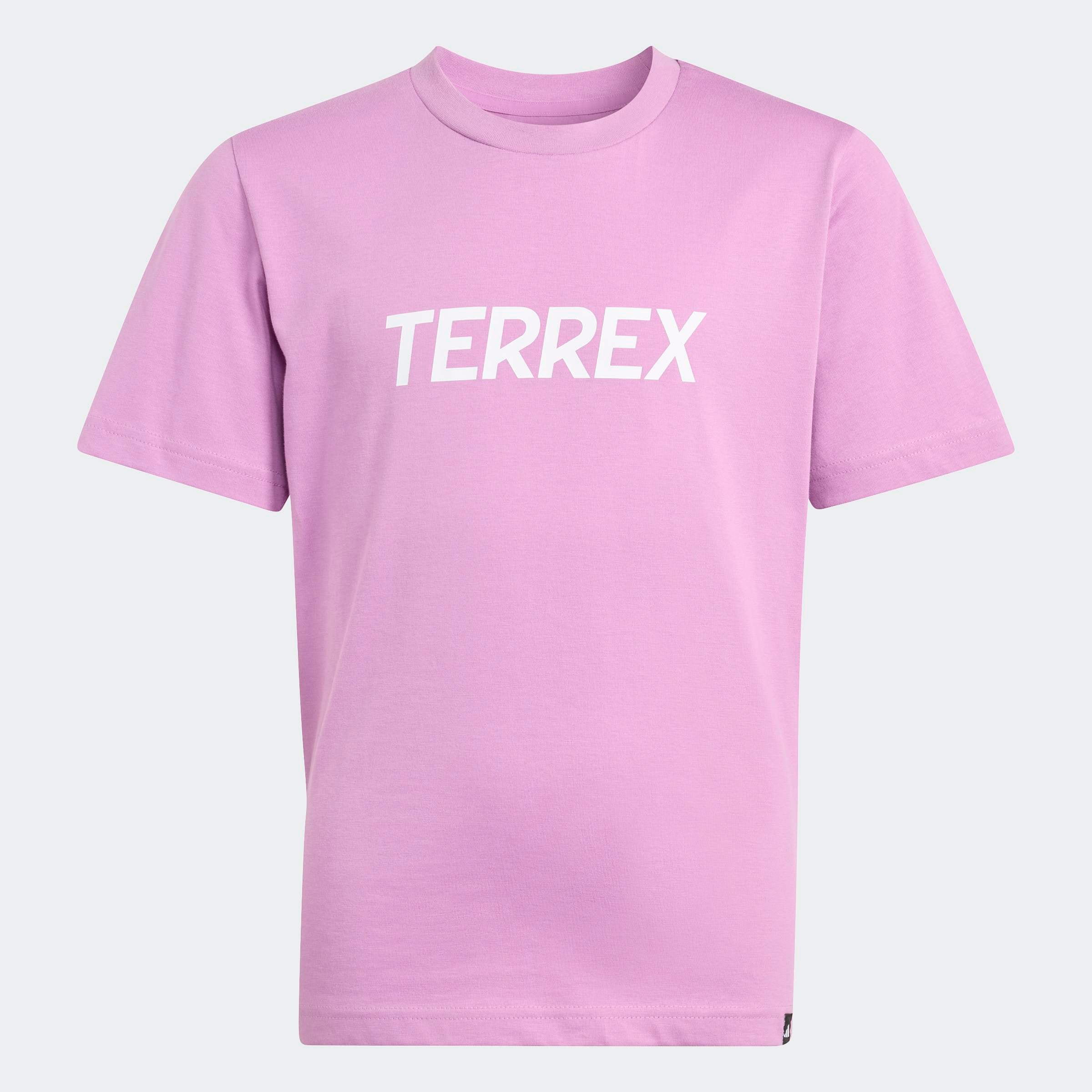 adidas TERREX "K MT LOGO TEE" für Kinder, mit Rundhalsausschnitt, ohne Verschluss, aus Baumwolle