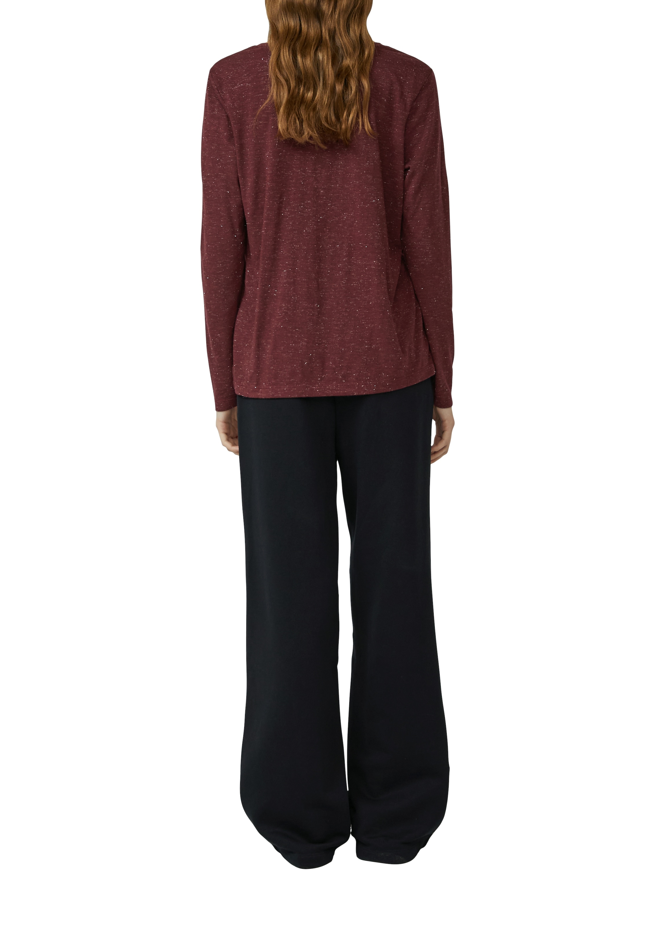 s.Oliver Langarmshirt mit V-Ausschnitt