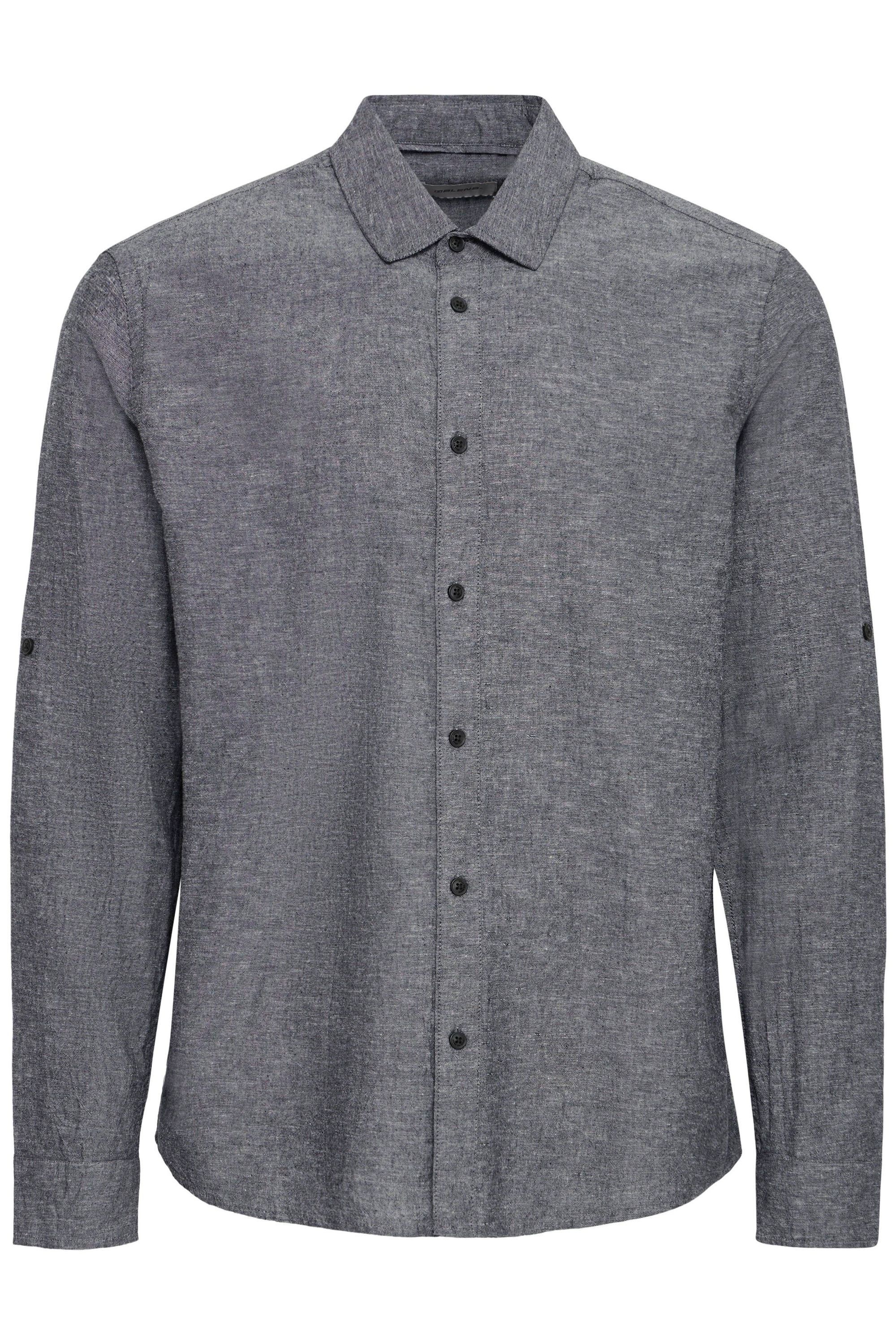 Blend Leinenhemd "BHAban Slub Linen Mix" Slub Hemd Leinen Mix günstig online kaufen