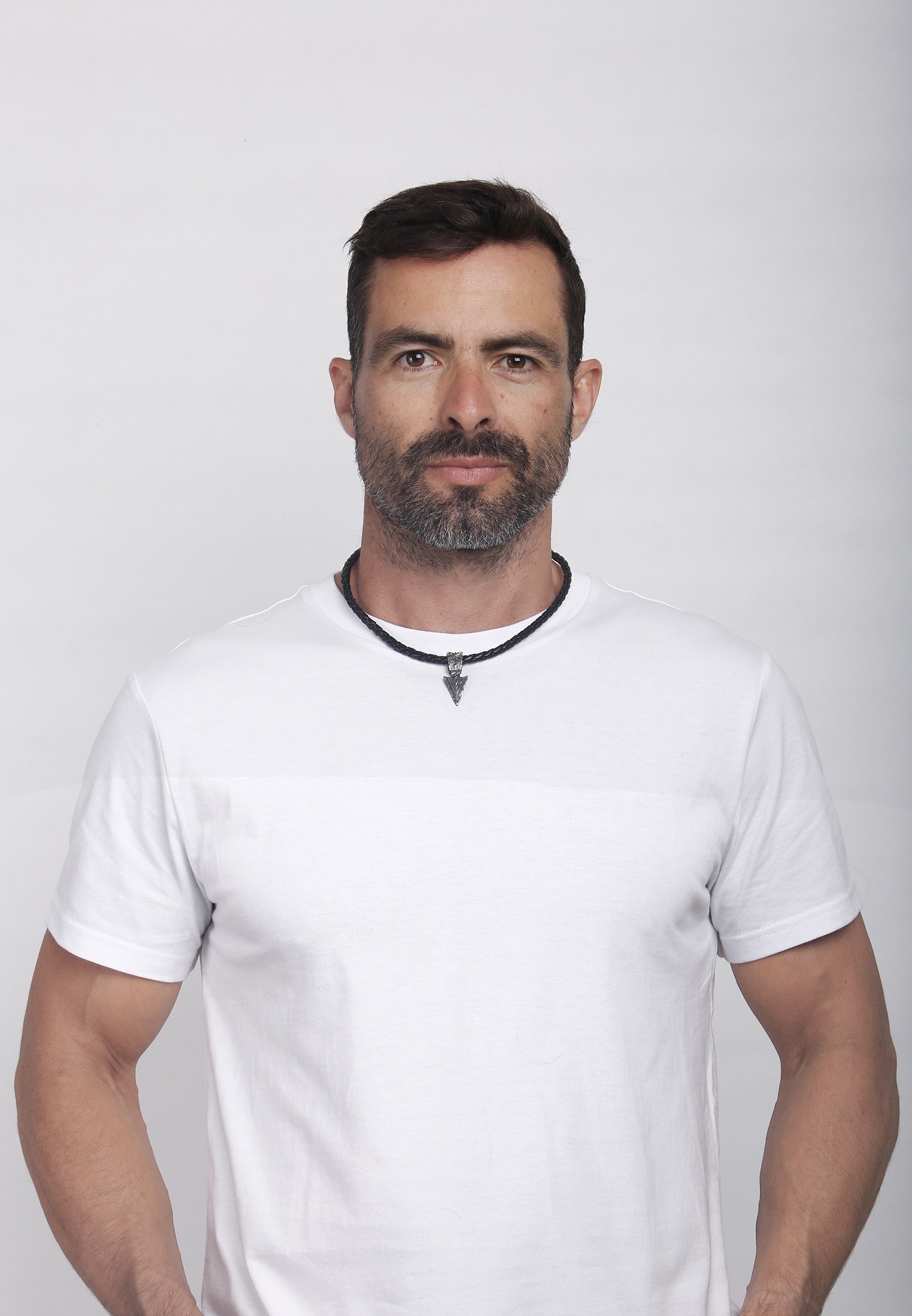 Kuzzoi Kette mit Anhänger »Herren Lederkette Arrow Pfeil Oxidiert 925 Silber«