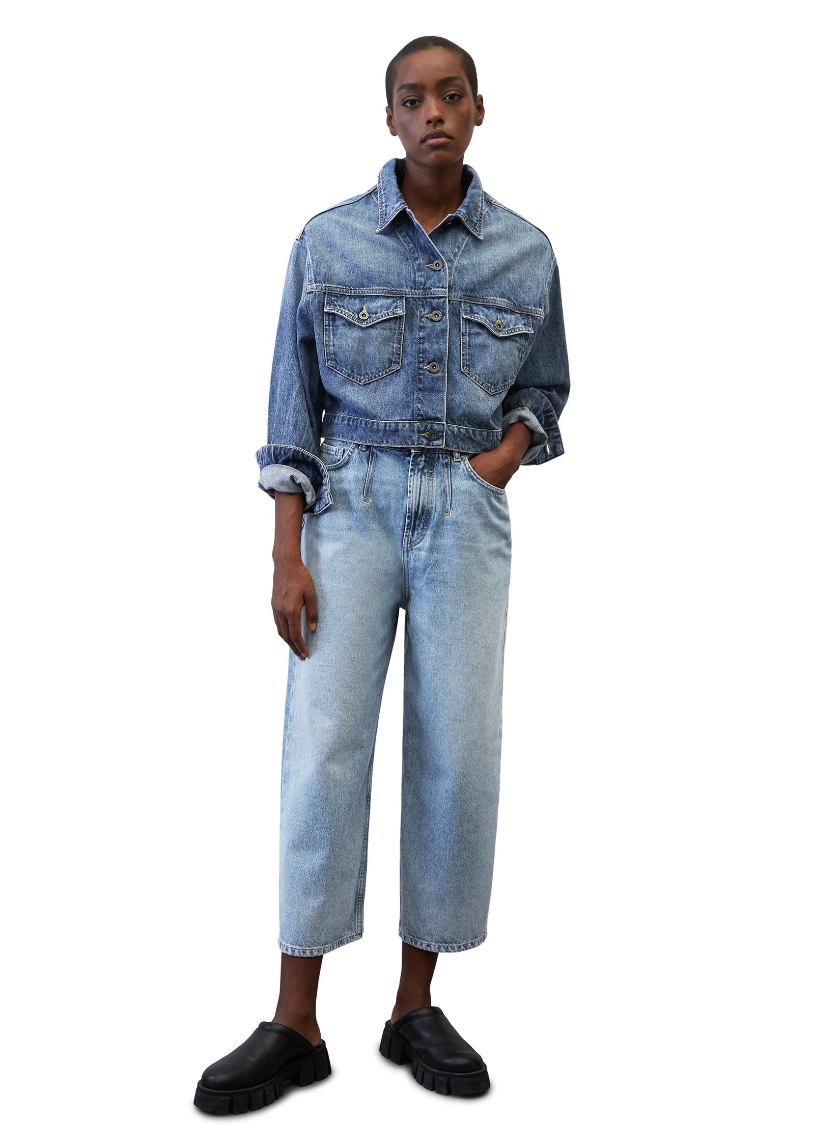 Marc O'Polo Jeansjacke »aus Organic Cotton«, ohne Kapuze