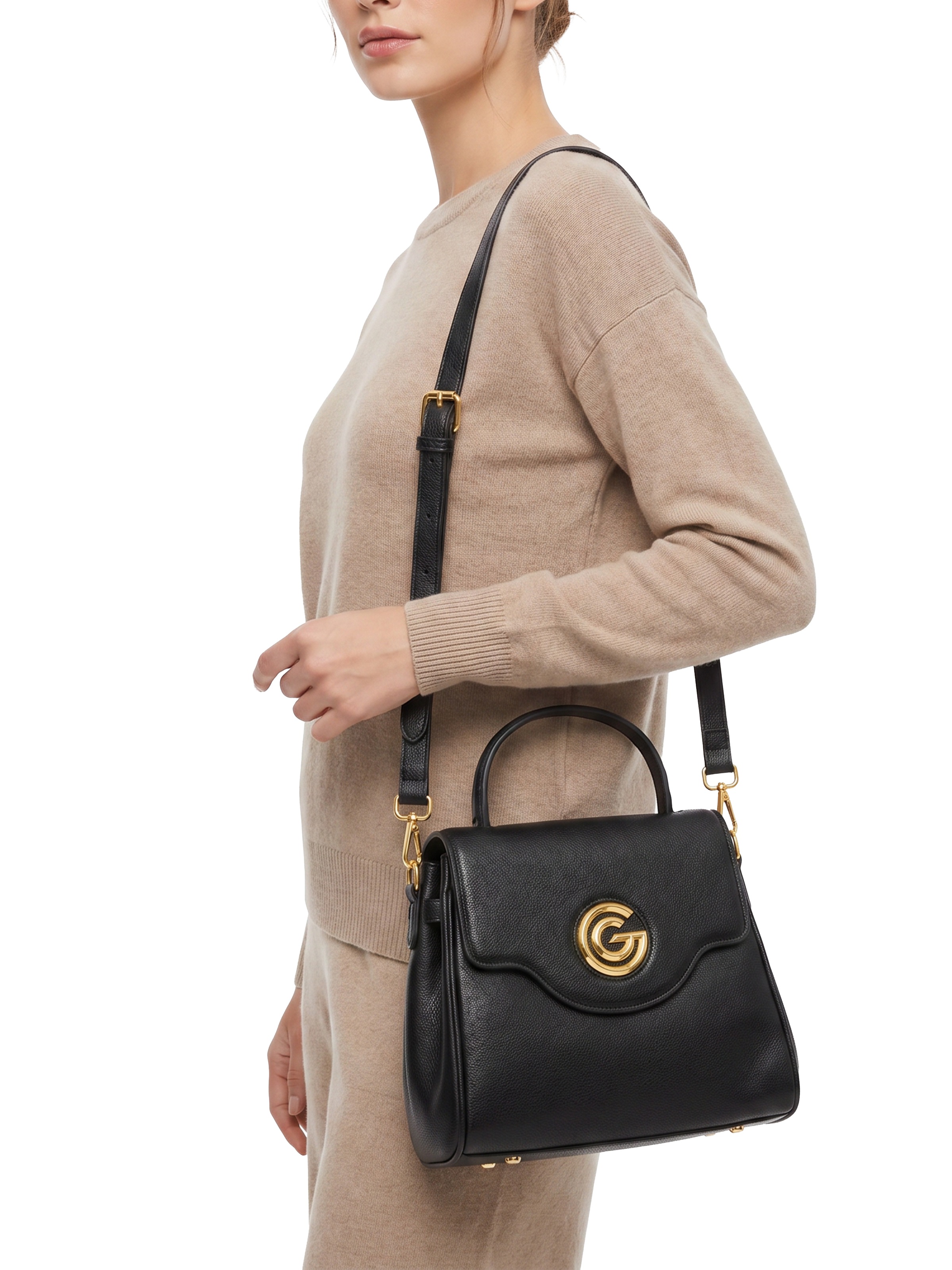 Gabriella GUCCI Handtasche »VITTORIA« Damen Umhängetasche, Handtasche, Tragetasche mit Logoverzierung