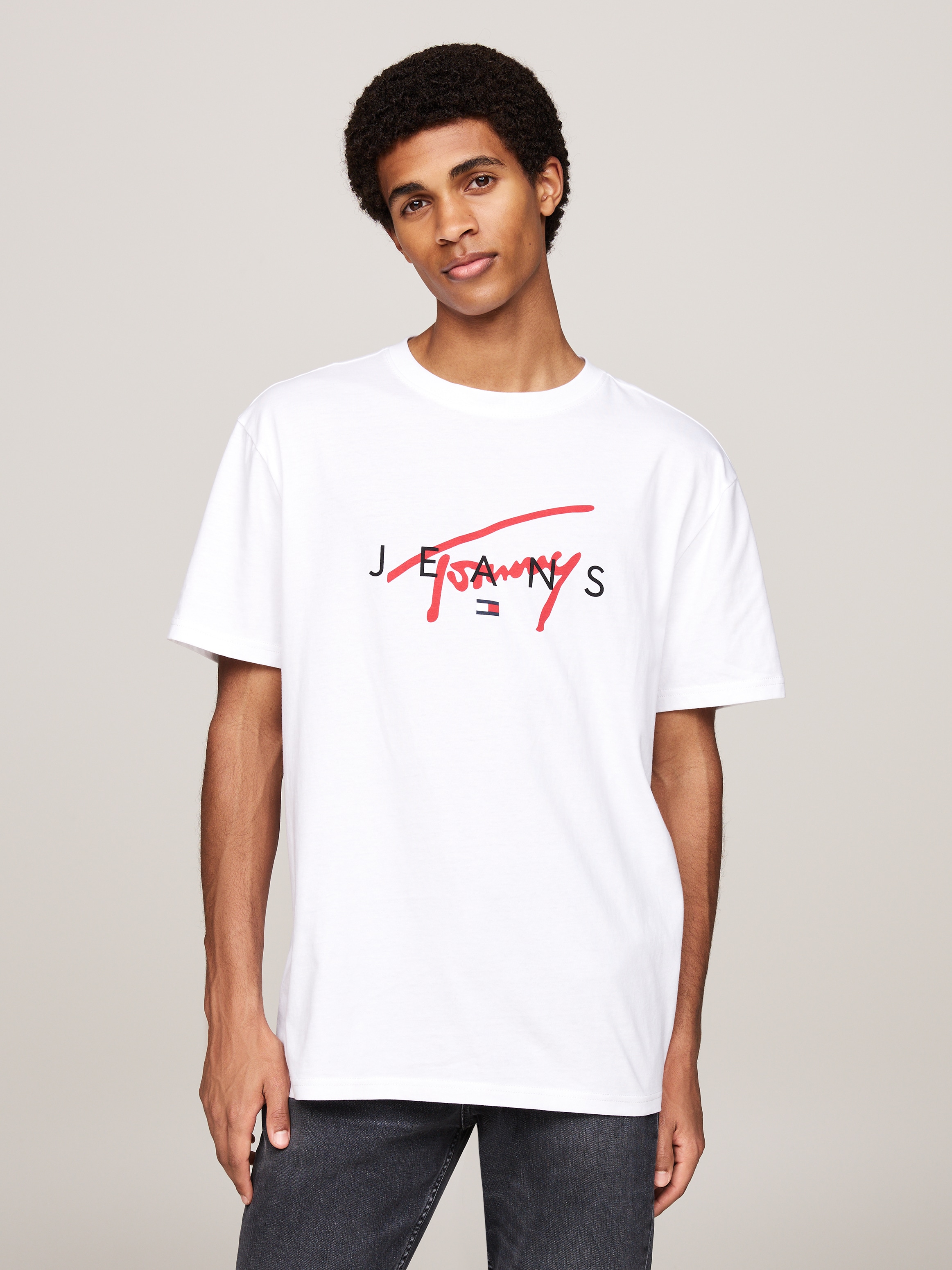 Tommy Jeans Plus T-Shirt "TJM REG SIGNATURE TWIST TEE EXT", Große Größen günstig online kaufen