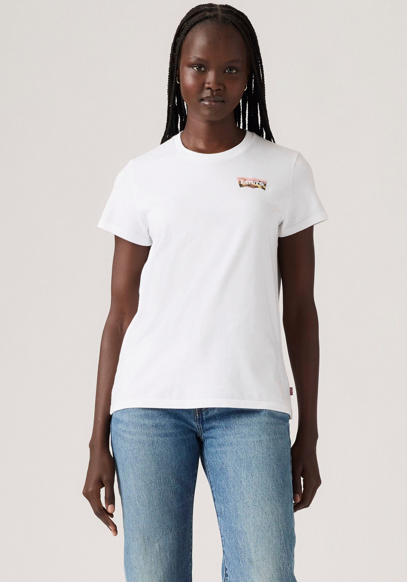 Levis T-Shirt "THE PERFECT TEE", mit Batwing-Logoprint günstig online kaufen