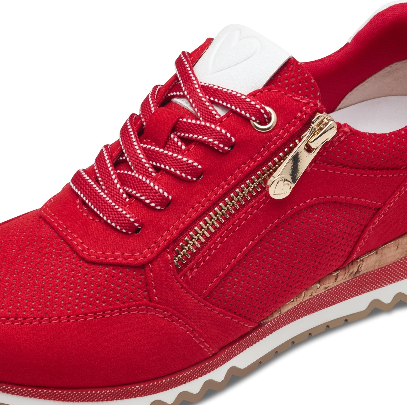 MARCO TOZZI Keilsneaker, Freizeitschuh, Halbschuh, Schnürschuh in veganer Verarbeitung