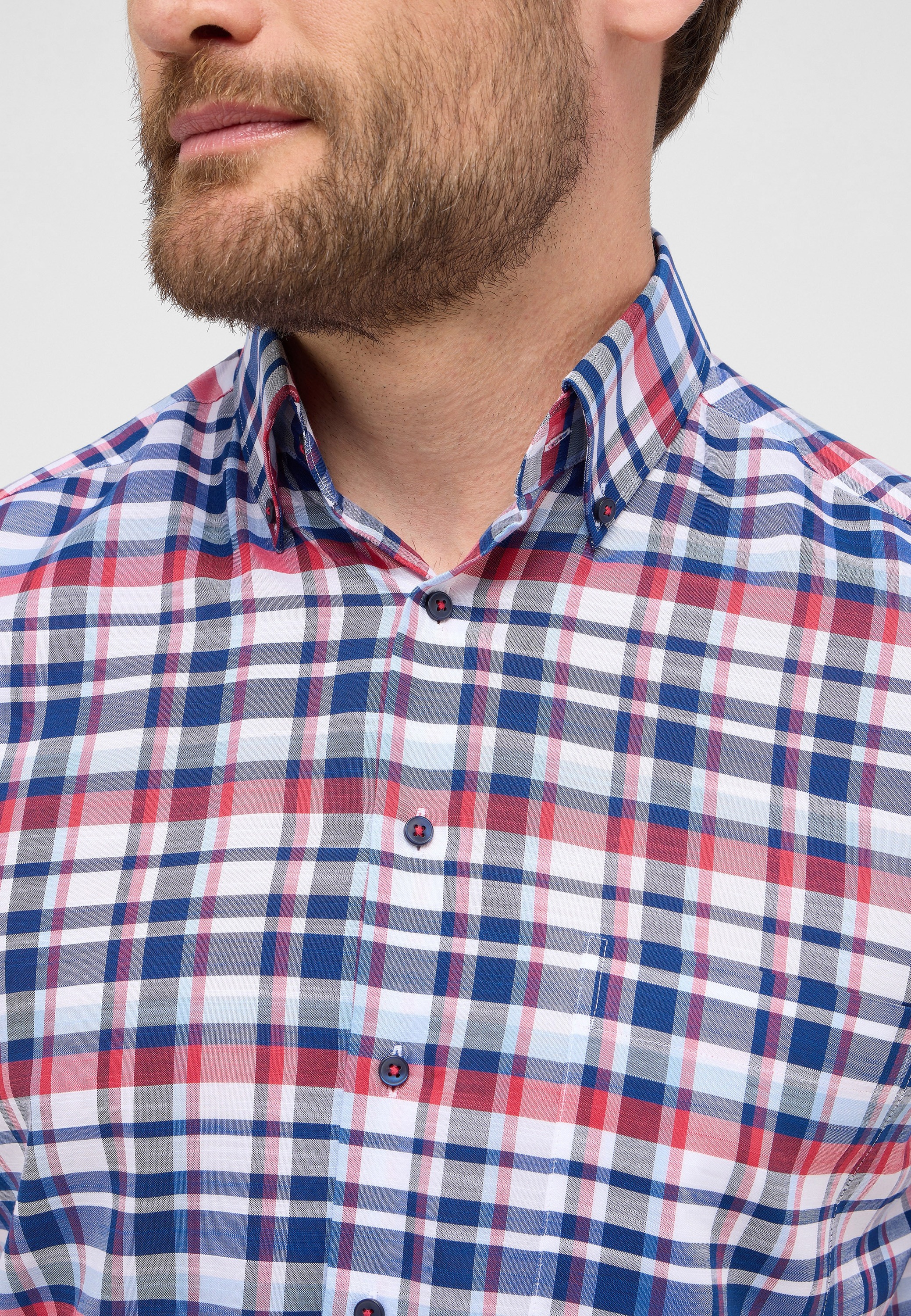 Thumbnail - Eterna Kurzarmhemd "COMFORT FIT" EASY IRON (bügelleicht)