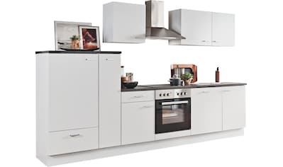 Menke Küchen Küchenzeile »White Classic«, Küchenzeile mit E-Geräten, Breite 310 cm kaufen