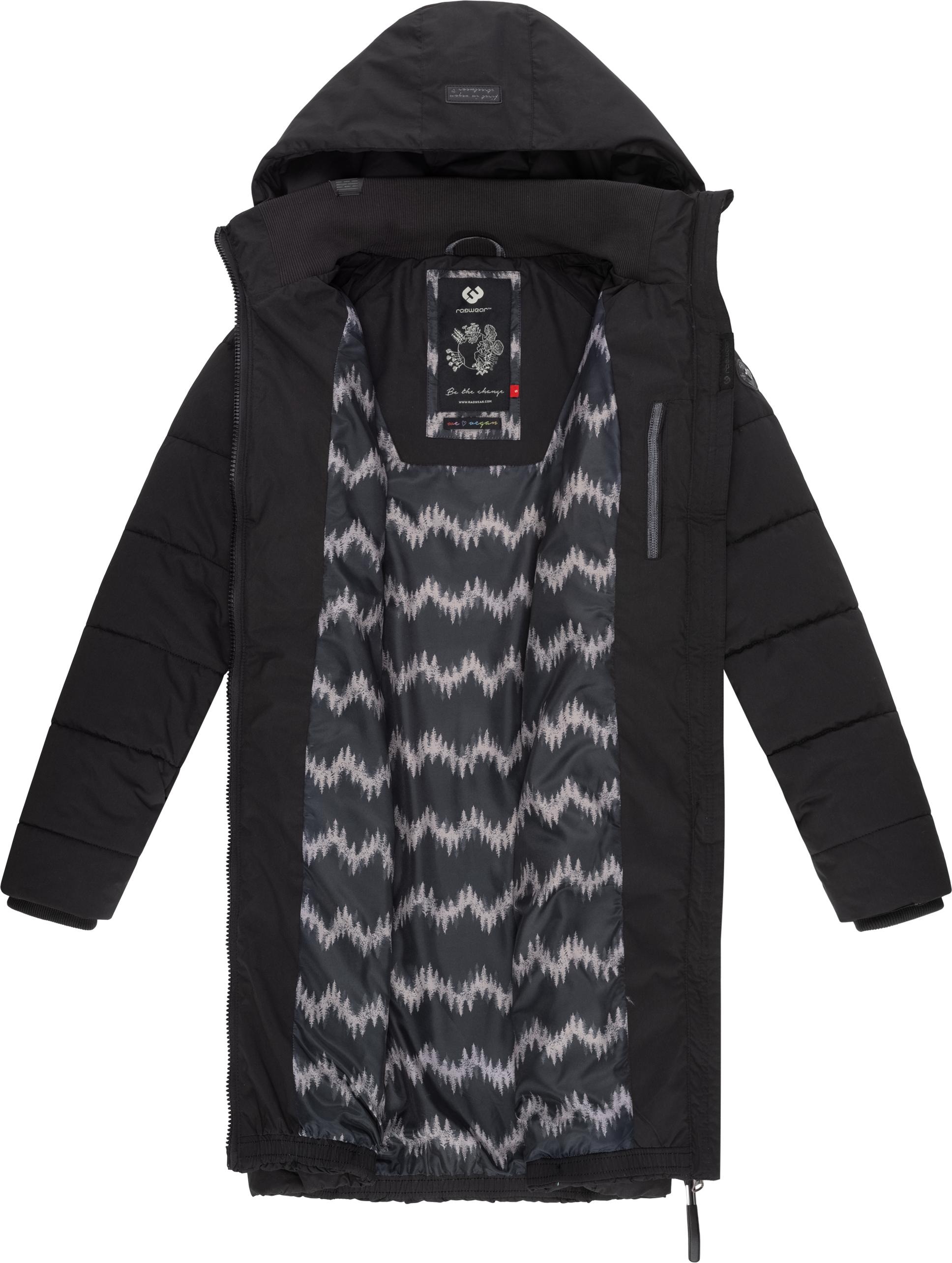 Ragwear Steppmantel »Dizzie Coat«, Wasserdichter Winterparka mit gefütterter Kapuze