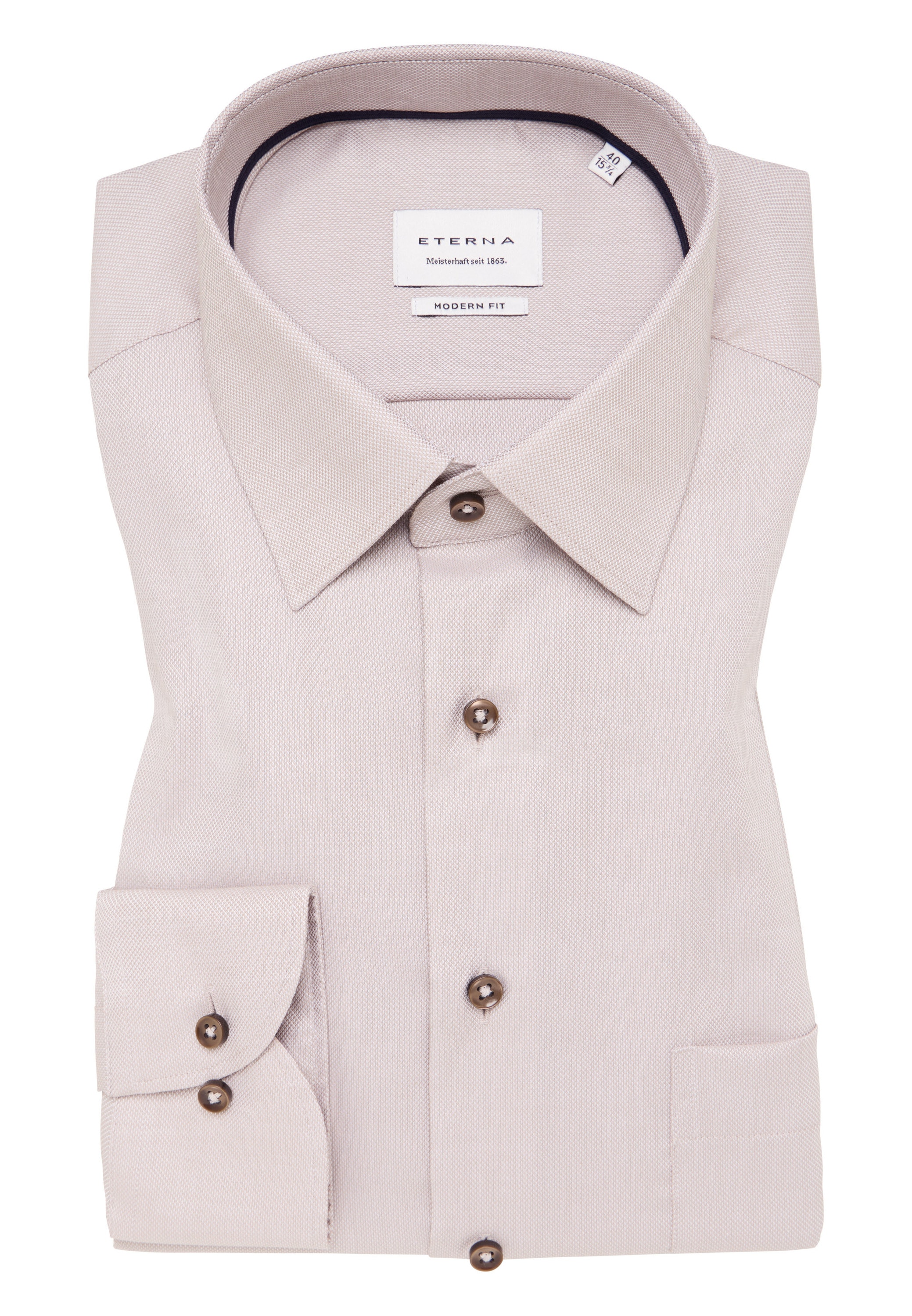 Eterna Langarmhemd »MODERN FIT«, NON IRON (bügelfrei)