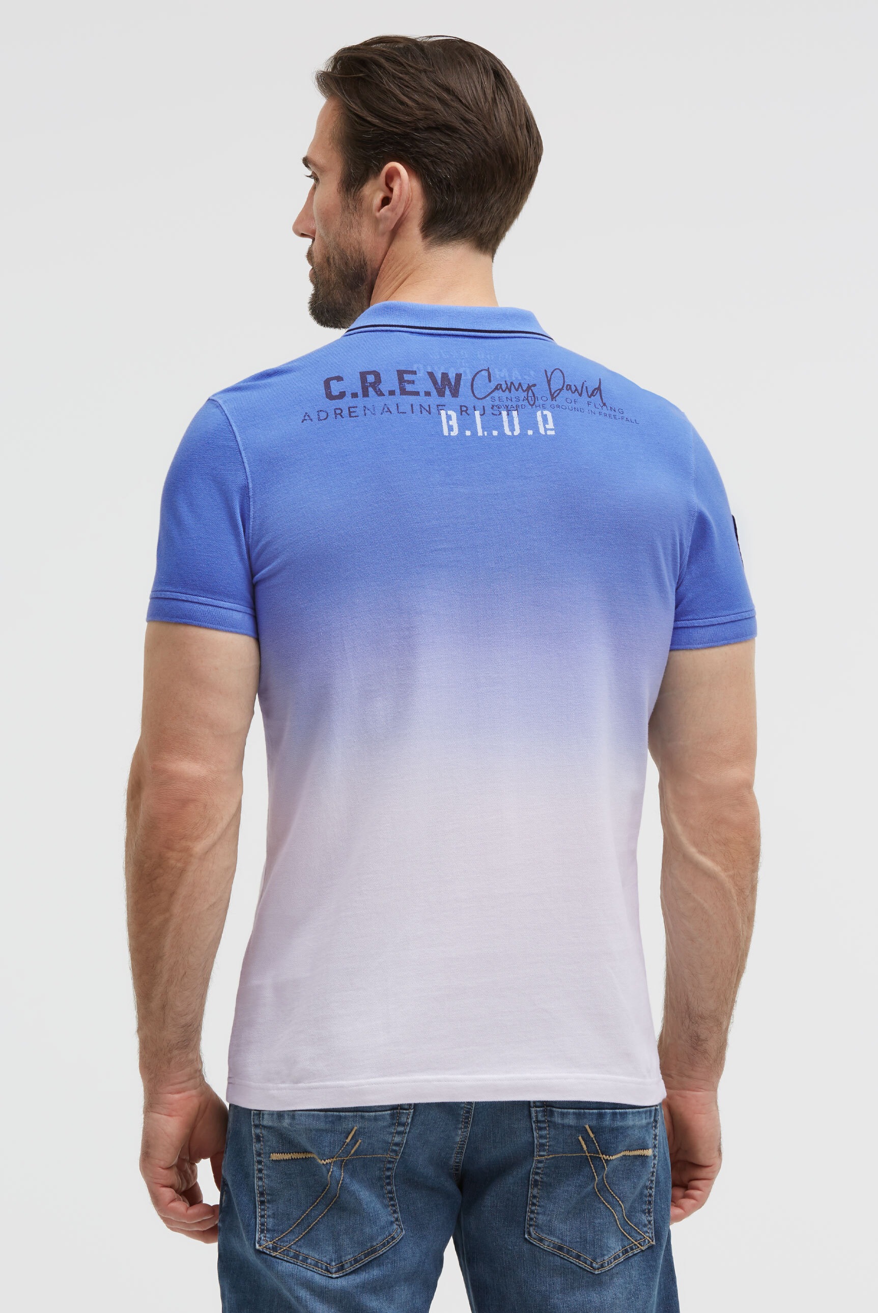 CAMP DAVID Poloshirt aus Baumwolle