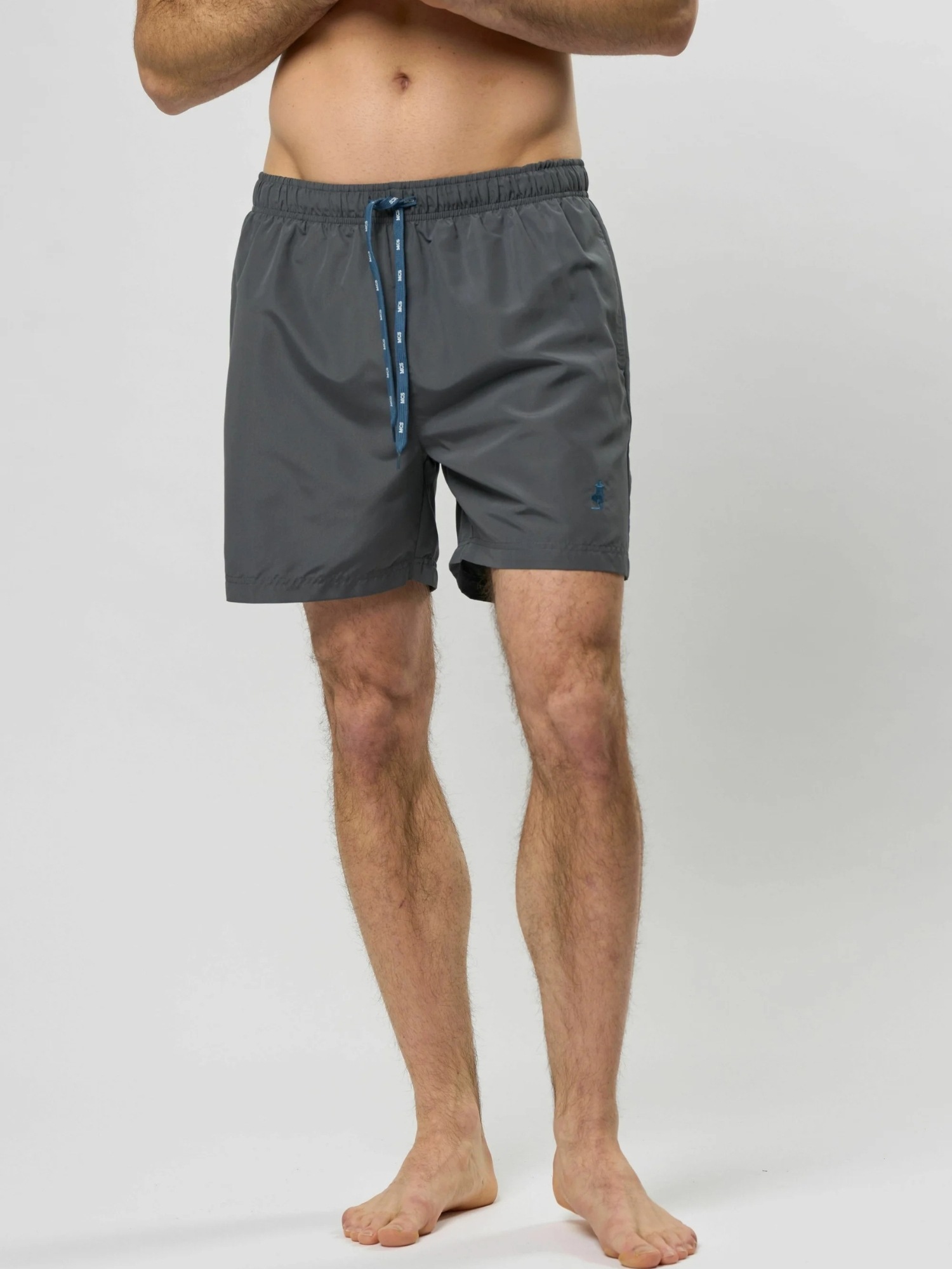 Badeshorts MCS "MCS Bade-shorts MCGarland", Herren, Gr. 3XL, Normalgrößen, iron gate, Obermaterial: 100% Polyester, Badehosen Badeshorts 2