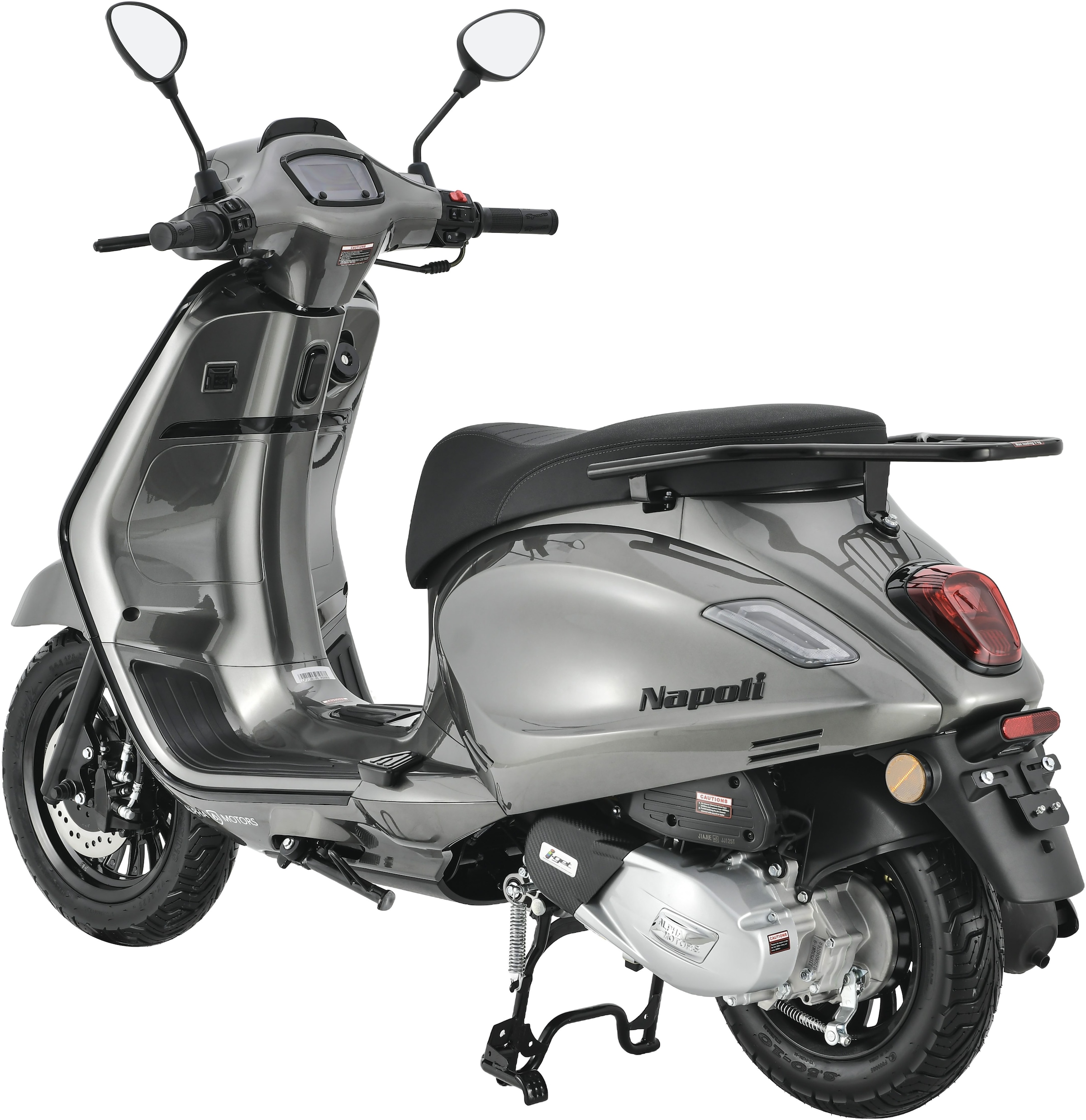 Alpha Motors Motorroller »Napoli 125 ccm 85 km/h EURO 5+ (mit/ohne Topcase)«, 125 cm³, 85 km/h, Euro 5, 9,38 PS