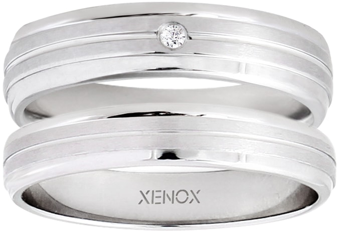 XENOX Partnerring »Xenox & Friends, X2547, X2548«, wahlweise mit oder ohne Zirkonia